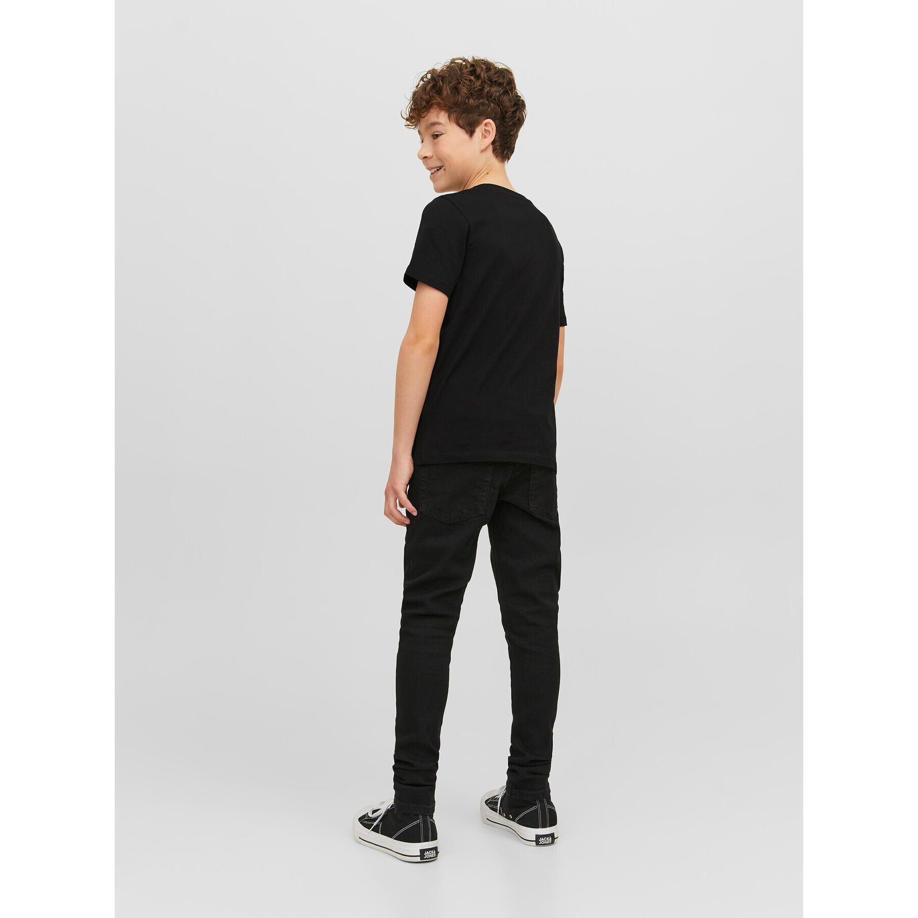 Jack&Jones Junior T-Shirt 12237367 Černá Regular Fit - Pepit.cz