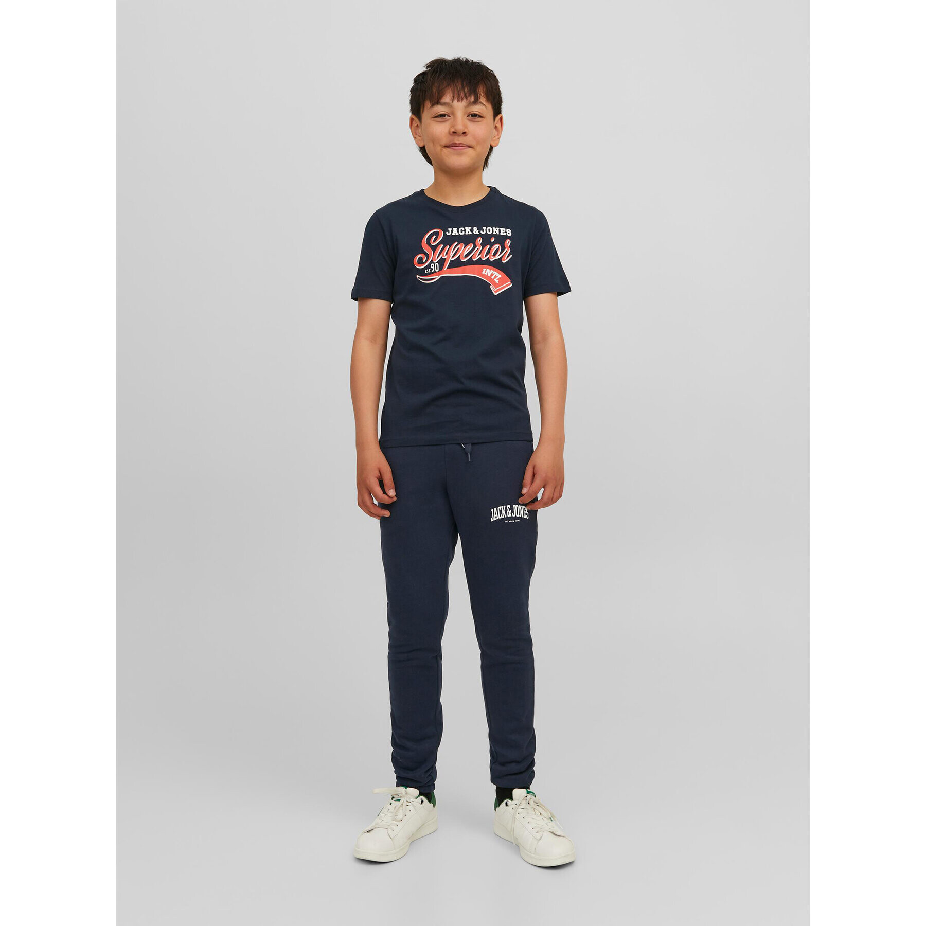 Jack&Jones Junior T-Shirt 12237367 Tmavomodrá Regular Fit - Pepit.cz