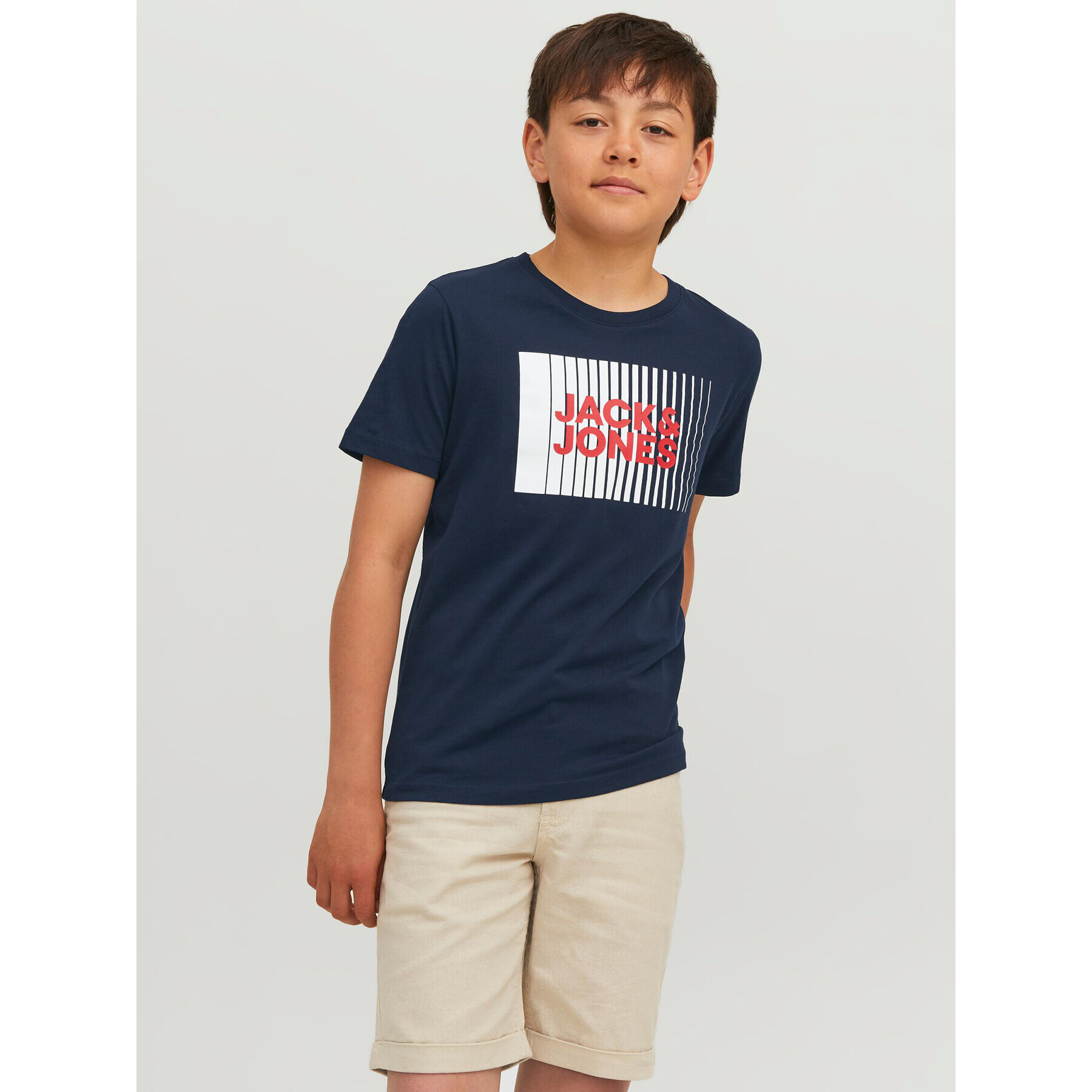 Jack&Jones Junior T-Shirt 12237411 Tmavomodrá Regular Fit - Pepit.cz