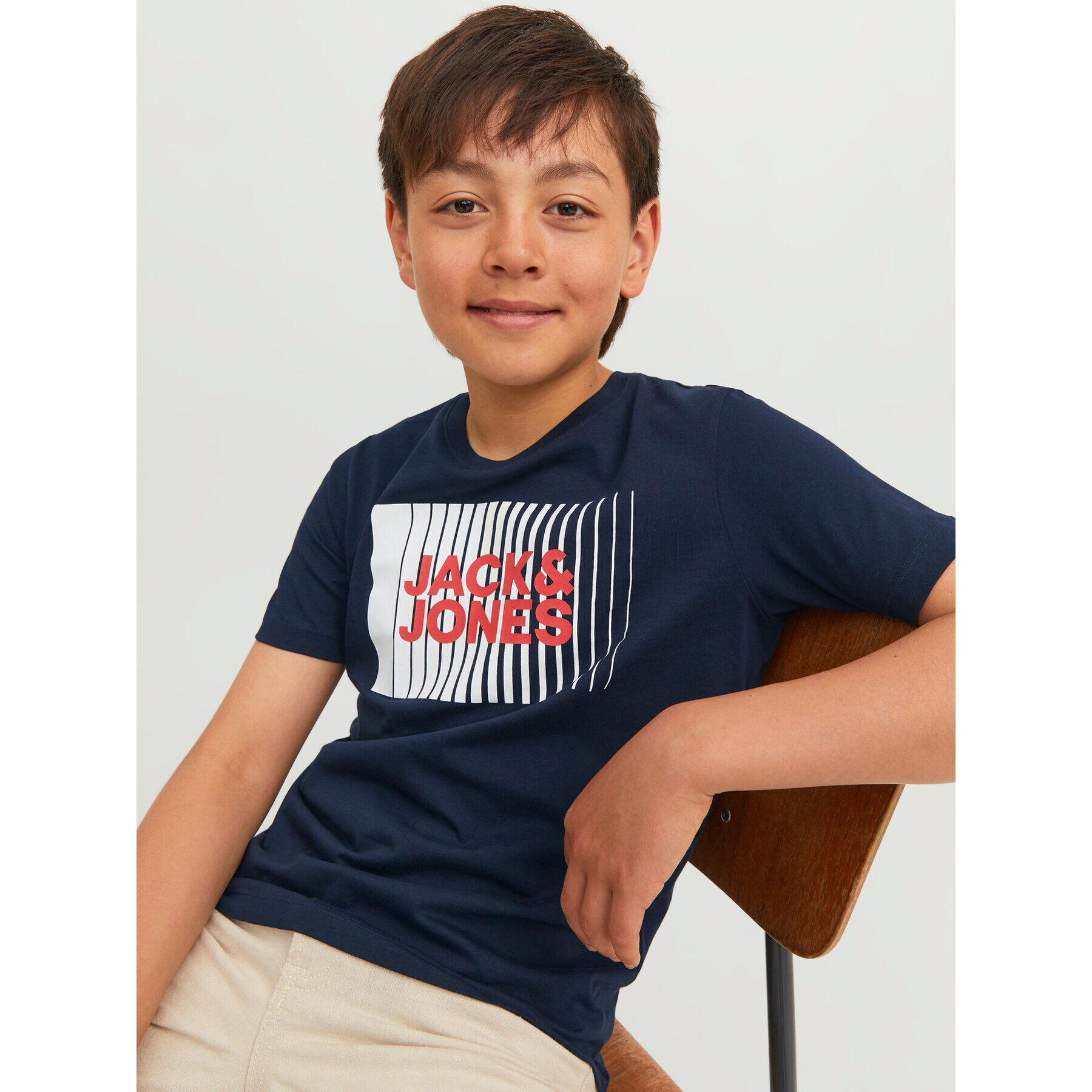 Jack&Jones Junior T-Shirt 12237411 Tmavomodrá Regular Fit - Pepit.cz