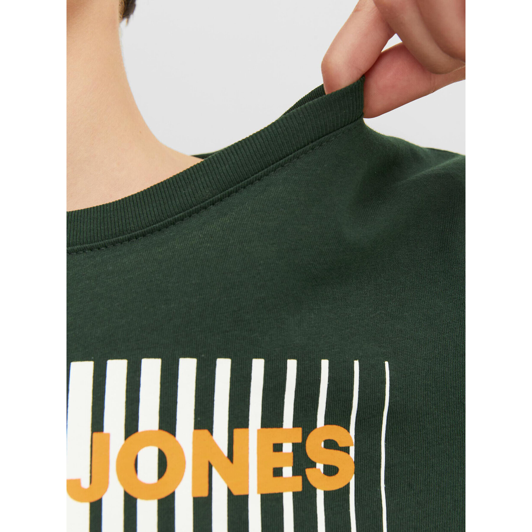 Jack&Jones Junior T-Shirt 12237411 Zelená Regular Fit - Pepit.cz