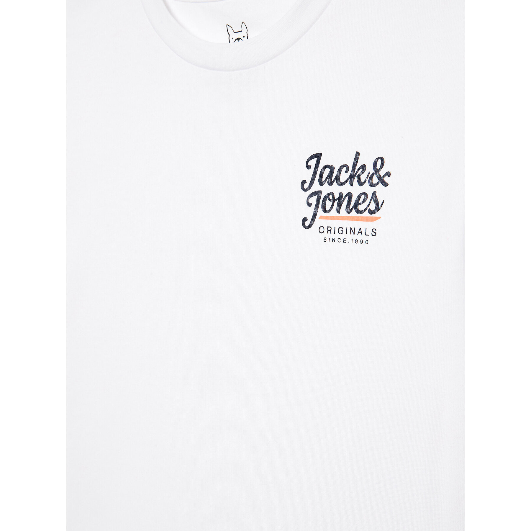 Jack&Jones Junior T-Shirt 12239432 Bílá Standard Fit - Pepit.cz