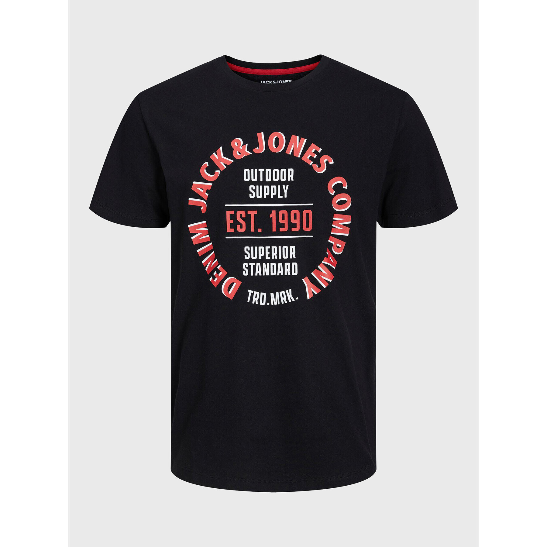 Jack&Jones Junior T-Shirt Andy 12224087 Černá Regular Fit - Pepit.cz