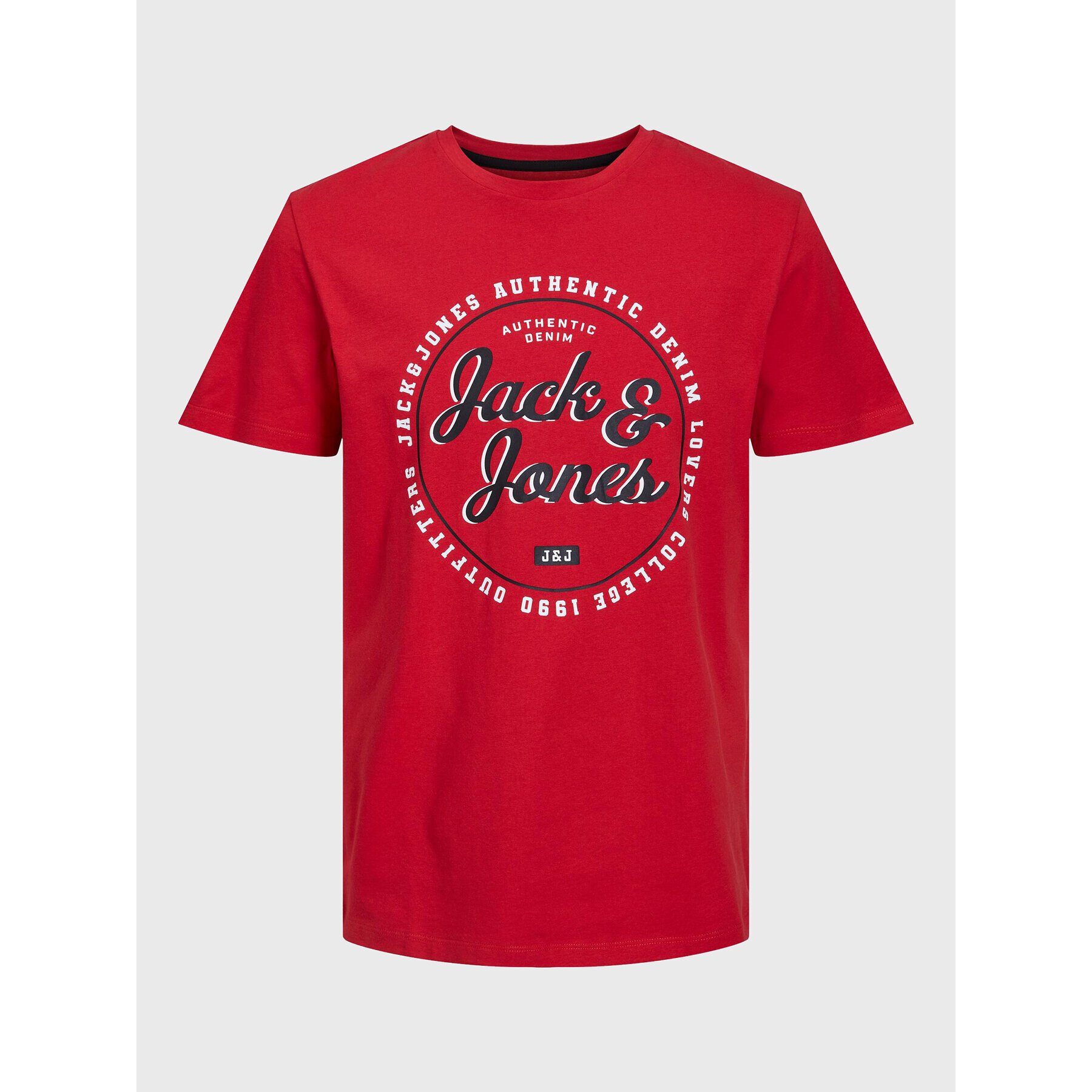 Jack&Jones Junior T-Shirt Andy 12224087 Červená Regular Fit - Pepit.cz