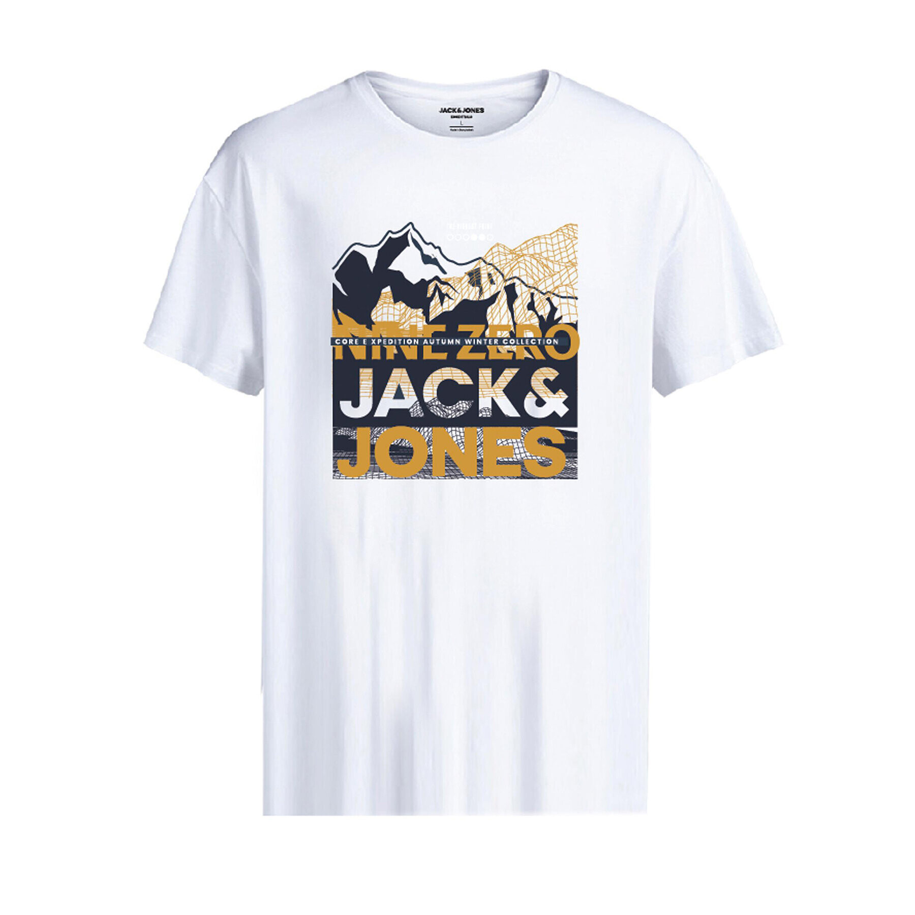 Jack&Jones Junior T-Shirt Booster 12226498 Bílá Regular Fit - Pepit.cz