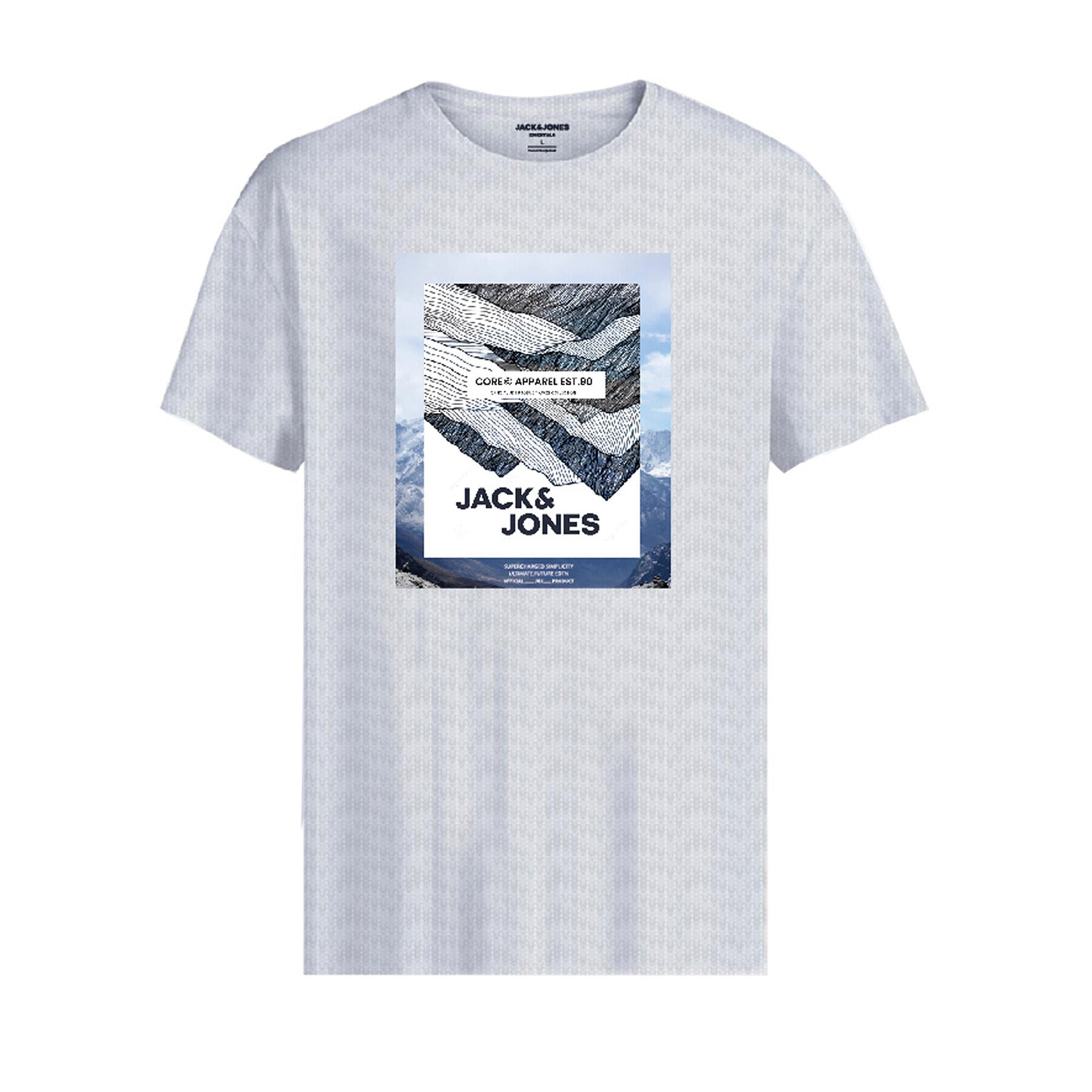 Jack&Jones Junior T-Shirt Booster 12226498 Šedá Regular Fit - Pepit.cz