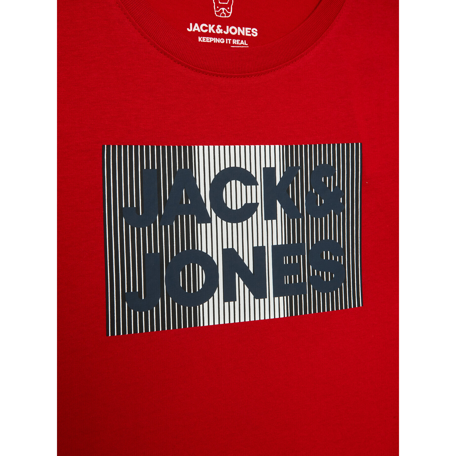 Jack&Jones Junior T-Shirt Corp Logo 12152730 Červená Regular Fit - Pepit.cz