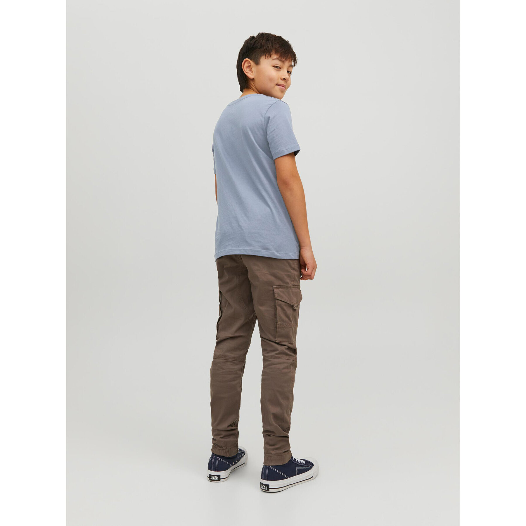 Jack&Jones Junior T-Shirt Corp Logo 12152730 Modrá Regular Fit - Pepit.cz