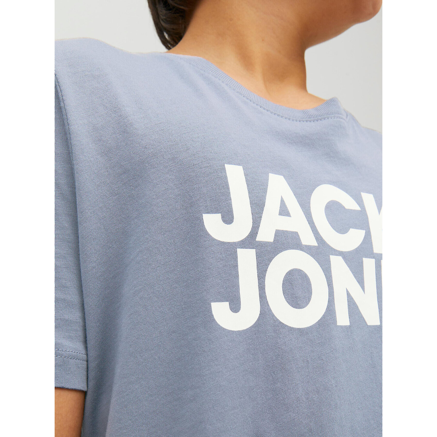 Jack&Jones Junior T-Shirt Corp Logo 12152730 Modrá Regular Fit - Pepit.cz