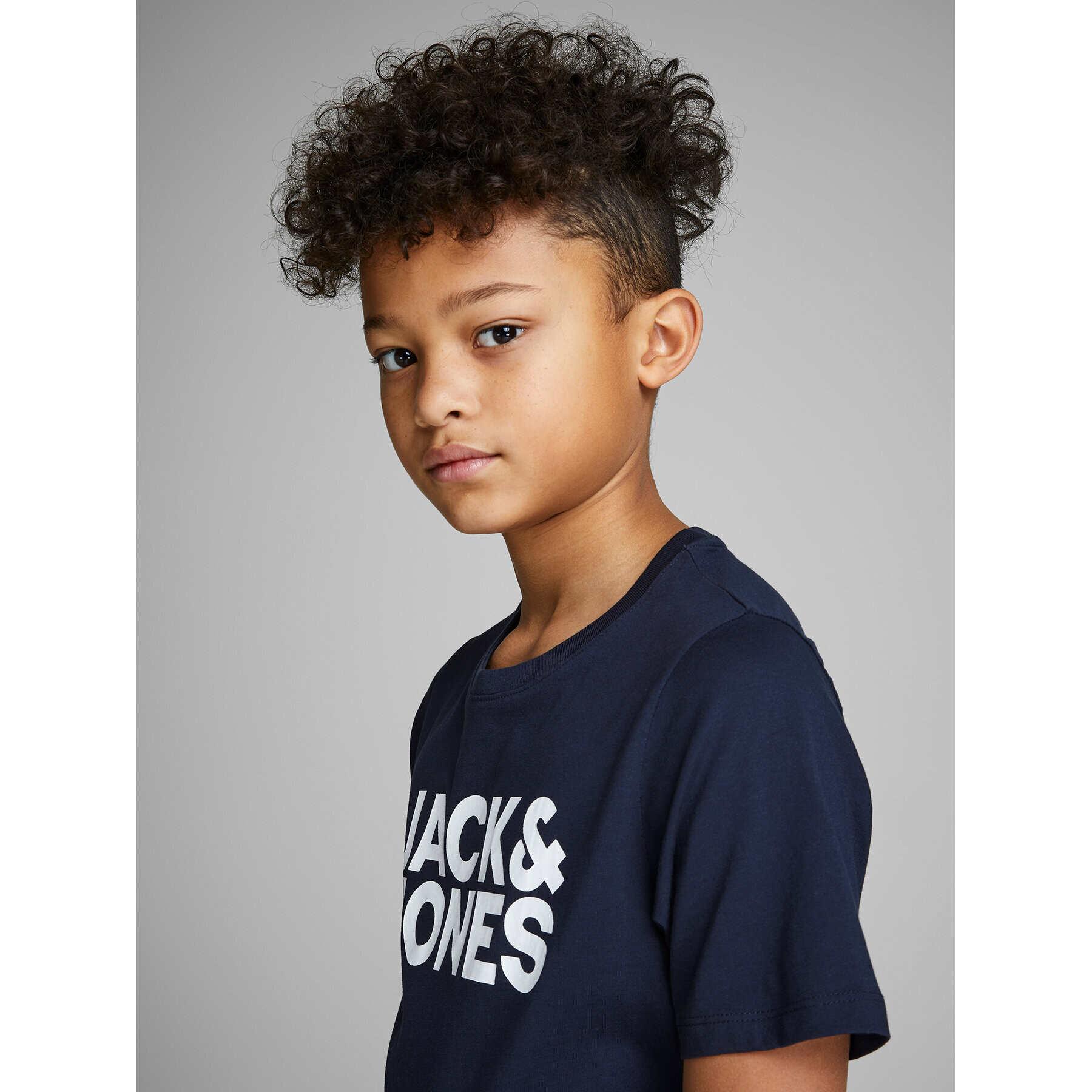 Jack&Jones Junior T-Shirt Corp Logo 12152730 Tmavomodrá Regular Fit - Pepit.cz