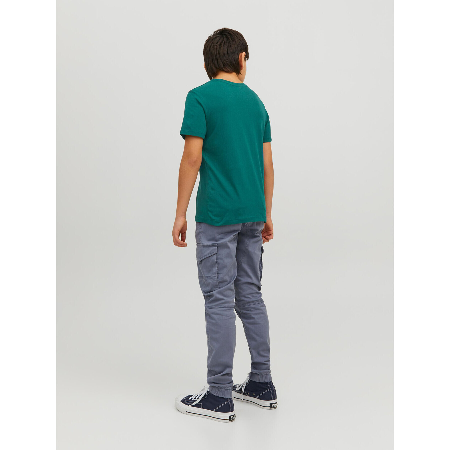 Jack&Jones Junior T-Shirt Corp Logo 12152730 Zelená Regular Fit - Pepit.cz