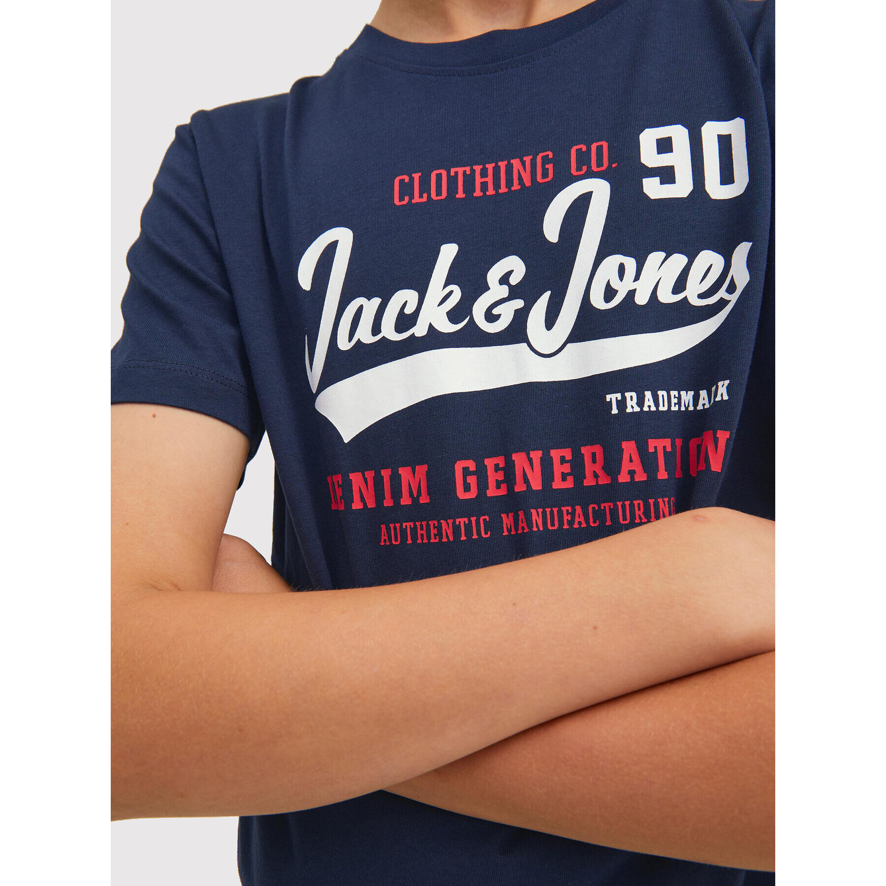 Jack&Jones Junior T-Shirt Logo 12213081 Tmavomodrá Regular Fit - Pepit.cz