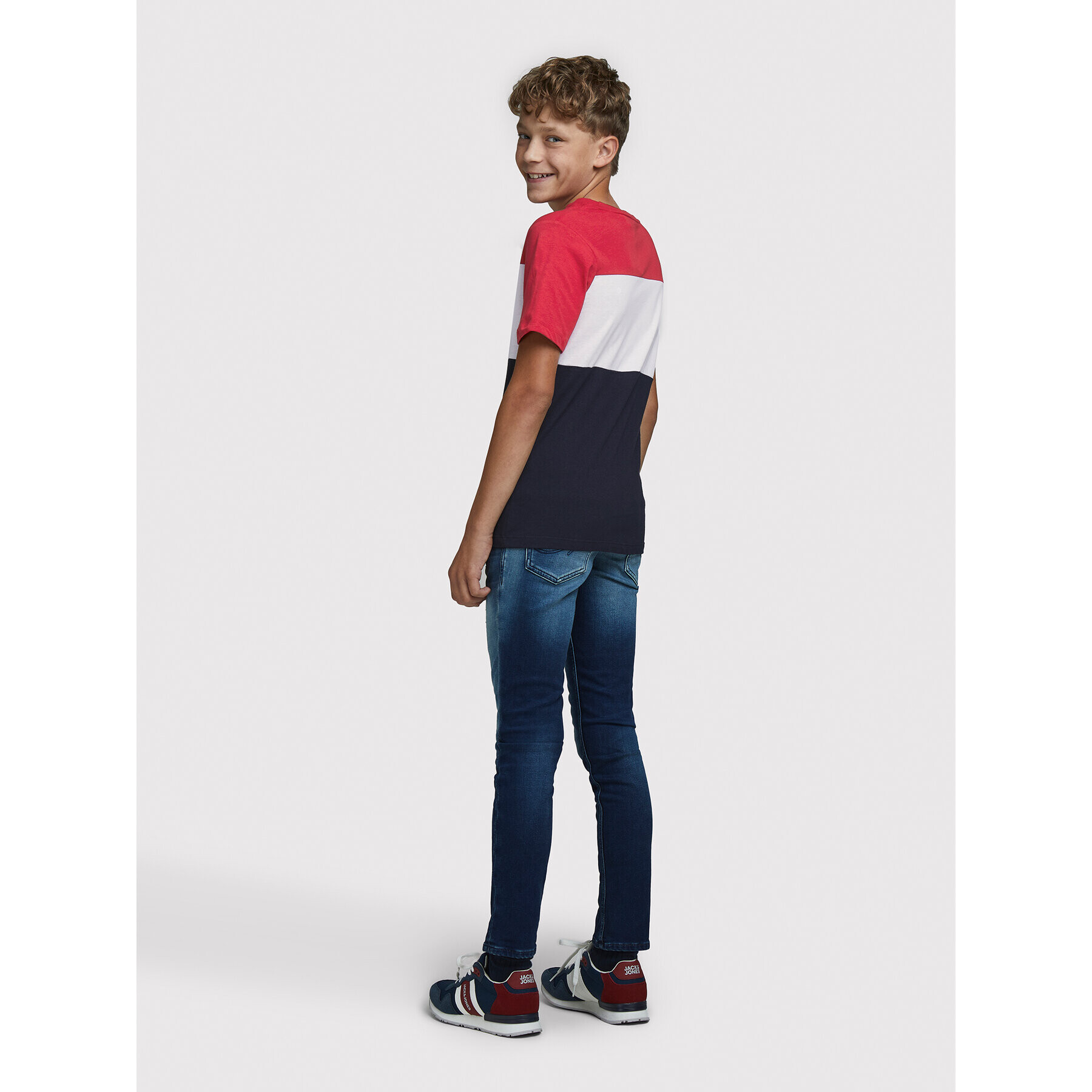 Jack&Jones Junior T-Shirt Logo Blocking 12174282 Barevná Regular Fit - Pepit.cz