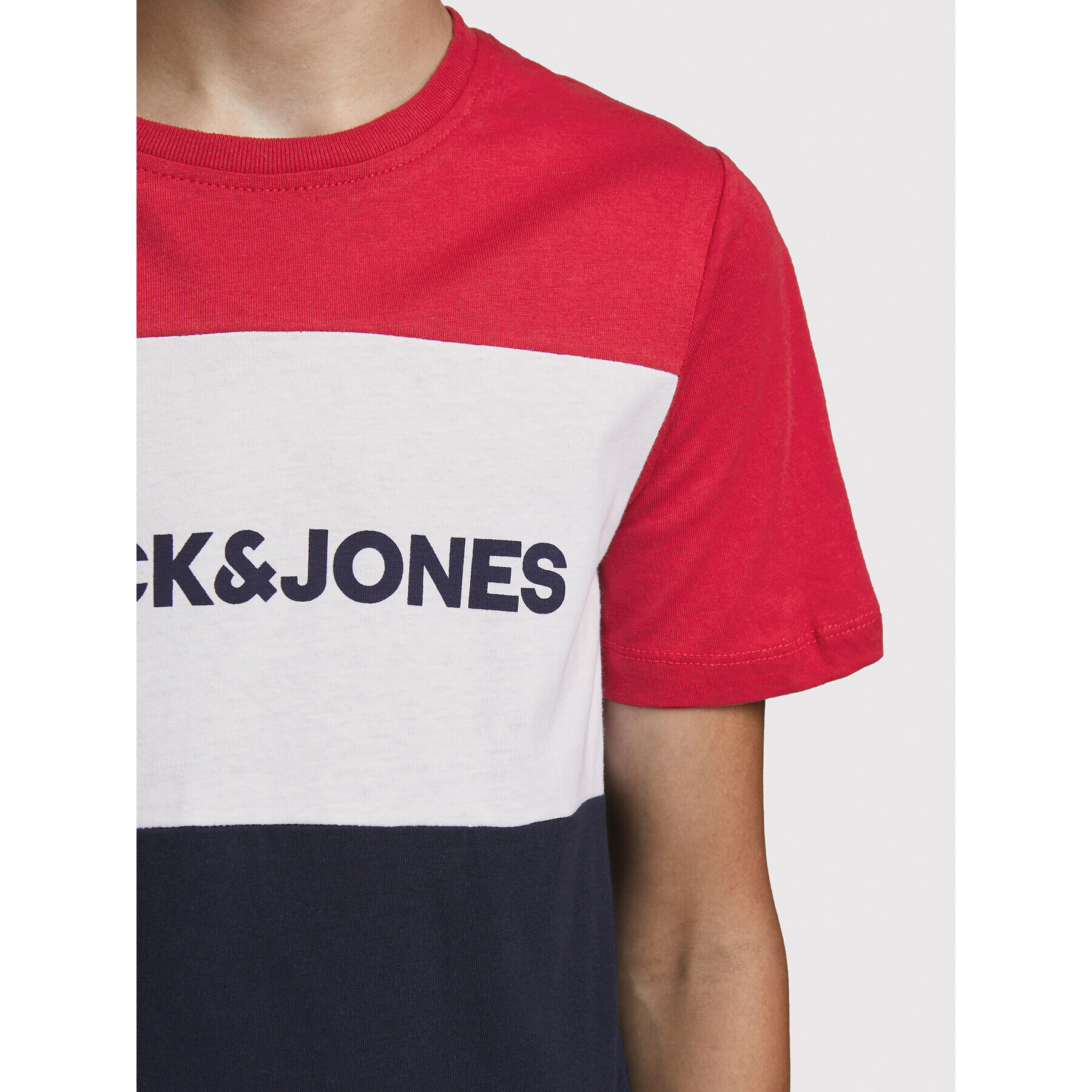 Jack&Jones Junior T-Shirt Logo Blocking 12174282 Barevná Regular Fit - Pepit.cz