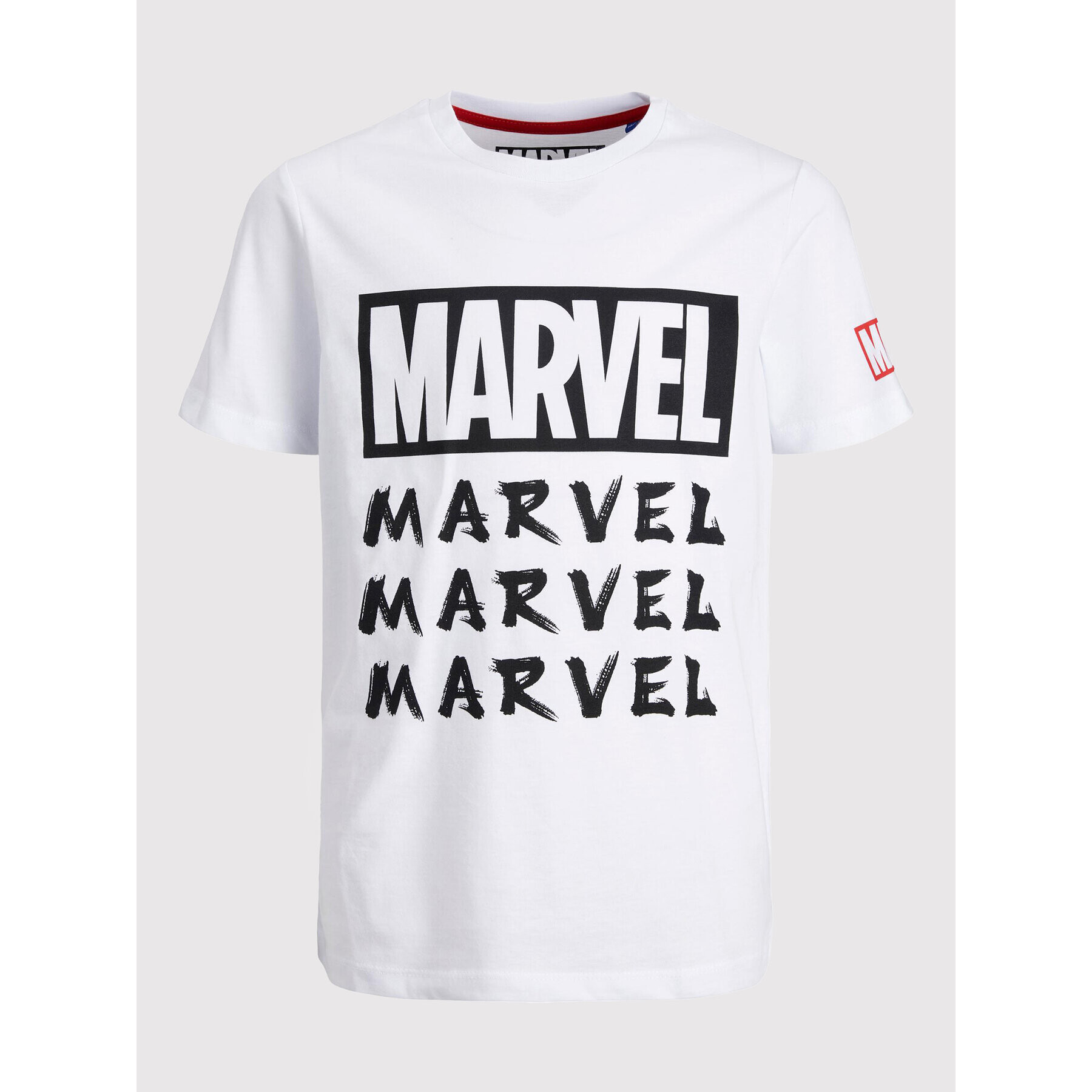 Jack&Jones Junior T-Shirt MARVEL 12217797 Bílá Regular Fit - Pepit.cz