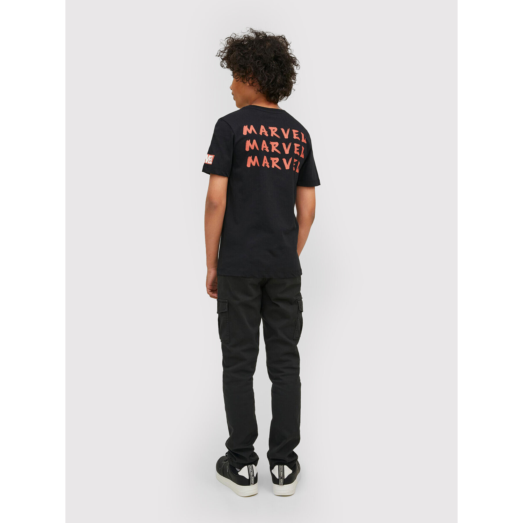 Jack&Jones Junior T-Shirt MARVEL Crew 12217797 Černá Regular Fit - Pepit.cz