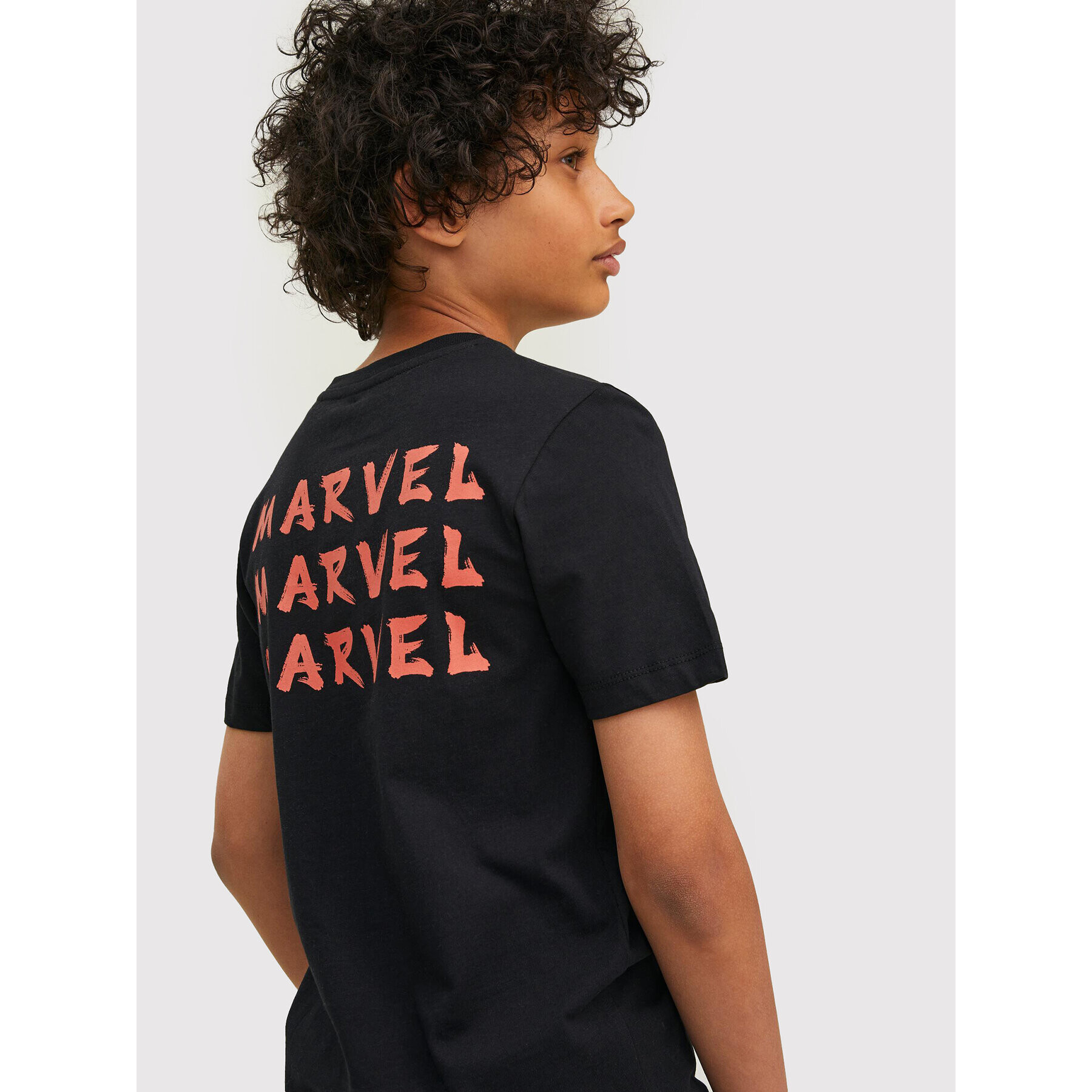 Jack&Jones Junior T-Shirt MARVEL Crew 12217797 Černá Regular Fit - Pepit.cz