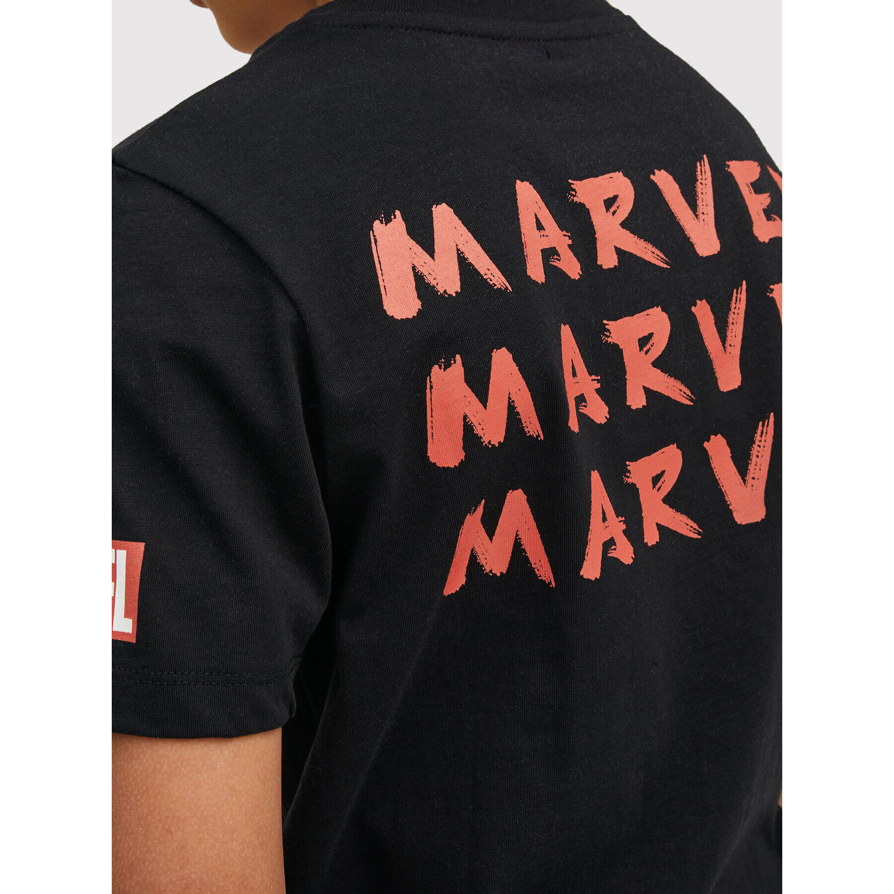 Jack&Jones Junior T-Shirt MARVEL Crew 12217797 Černá Regular Fit - Pepit.cz