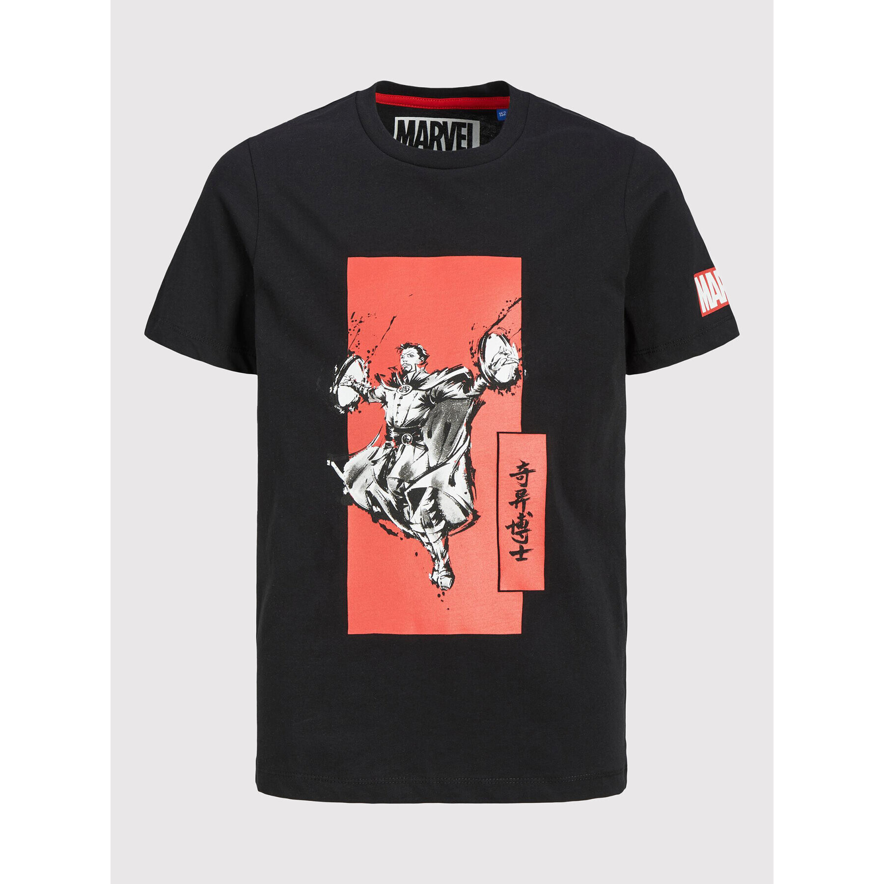 Jack&Jones Junior T-Shirt MARVEL Crew 12217797 Černá Regular Fit - Pepit.cz