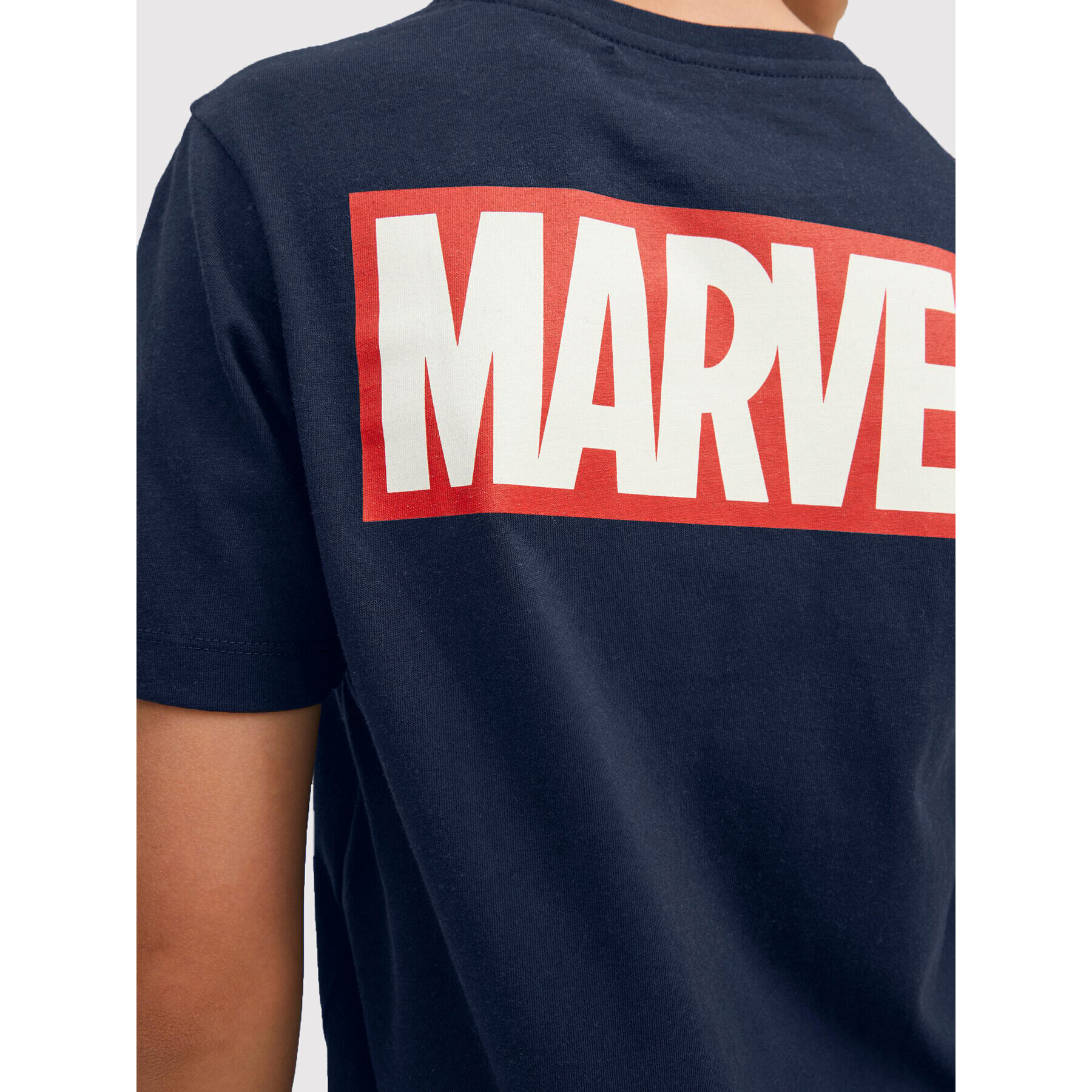 Jack&Jones Junior T-Shirt MARVEL Crew 12217797 Tmavomodrá Regular Fit - Pepit.cz