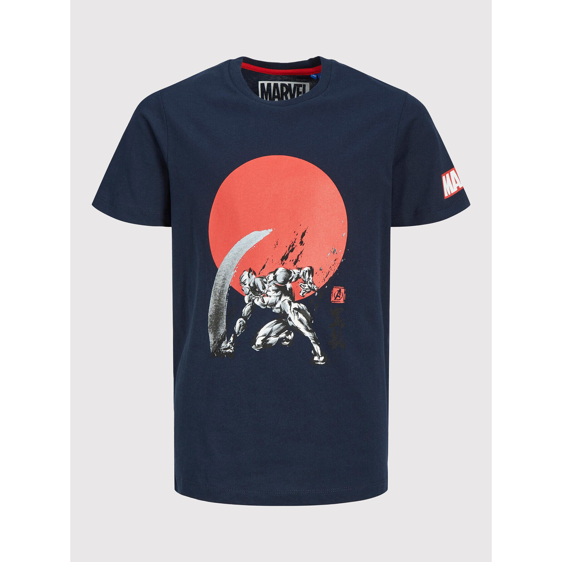 Jack&Jones Junior T-Shirt MARVEL Crew 12217797 Tmavomodrá Regular Fit - Pepit.cz