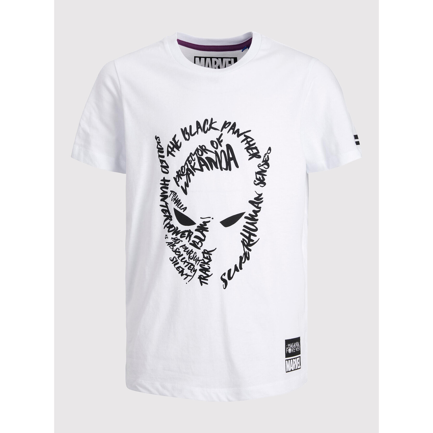 Jack&Jones Junior T-Shirt MARVEL Kanda 12217772 Bílá Regular Fit - Pepit.cz