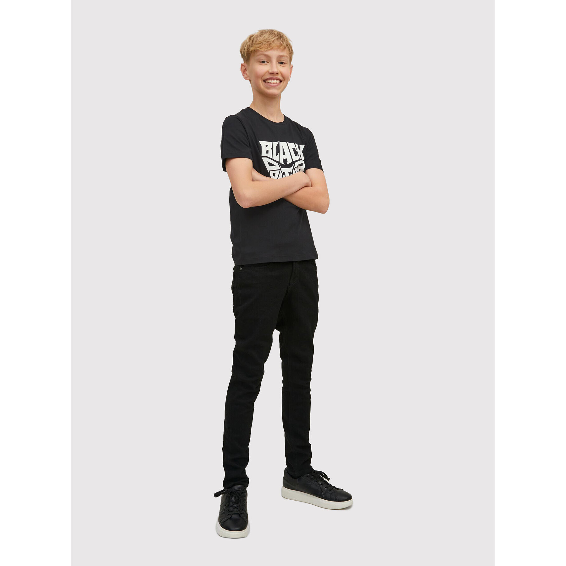 Jack&Jones Junior T-Shirt MARVEL Kanda 12217772 Černá Regular Fit - Pepit.cz