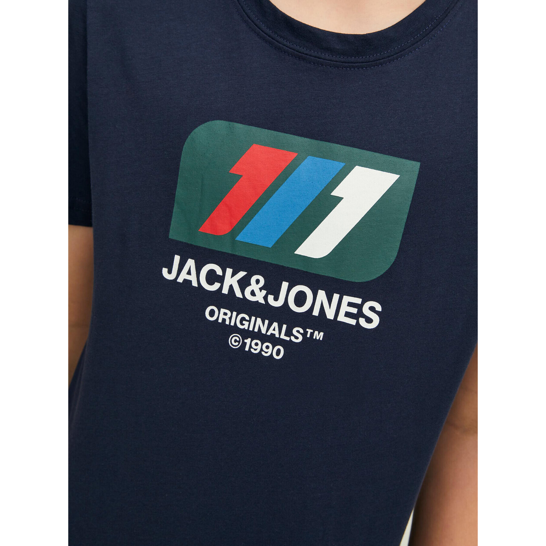 Jack&Jones Junior T-Shirt Nate 12216508 Tmavomodrá Regular Fit - Pepit.cz