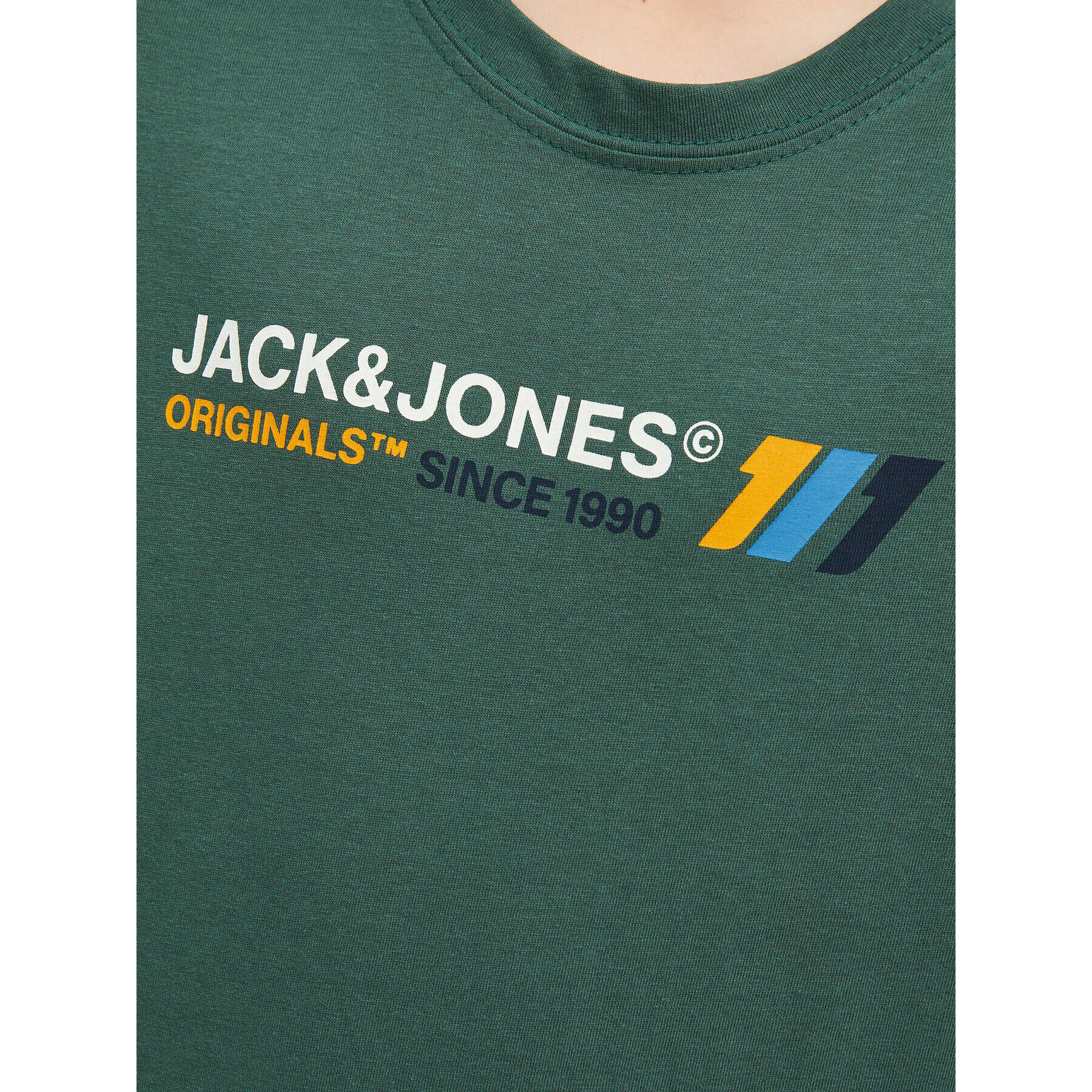 Jack&Jones Junior T-Shirt Nate 12216508 Zelená Regular Fit - Pepit.cz