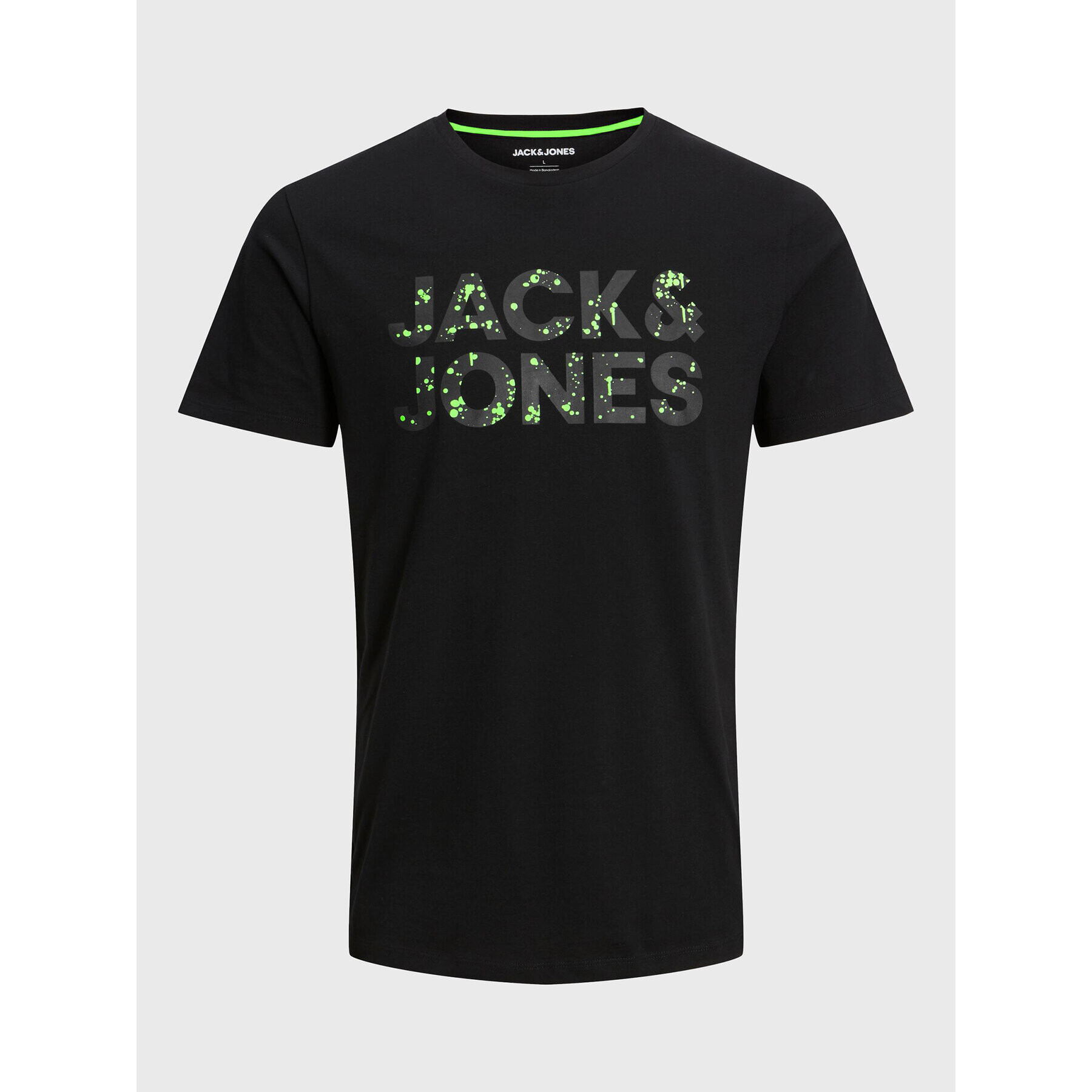 Jack&Jones Junior T-Shirt Neon 12224104 Černá Regular Fit - Pepit.cz