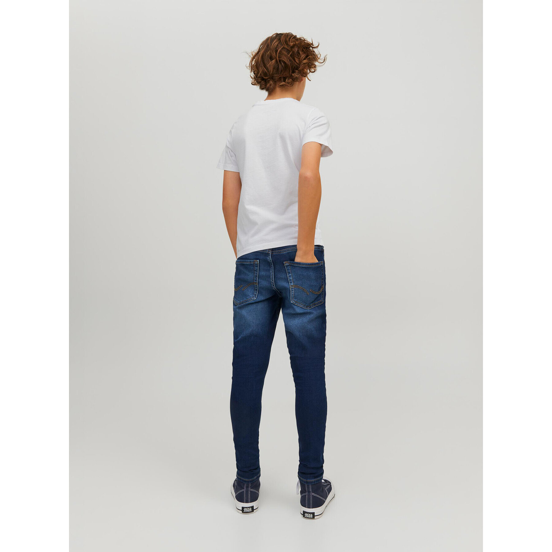 Jack&Jones Junior T-Shirt Organic Basic 12158433 Bílá Regular Fit - Pepit.cz