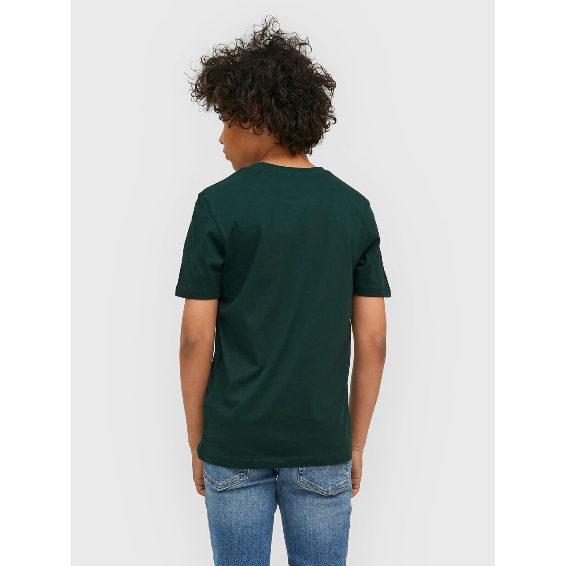 Jack&Jones Junior T-Shirt Ron 12213273 Zelená Regular Fit - Pepit.cz