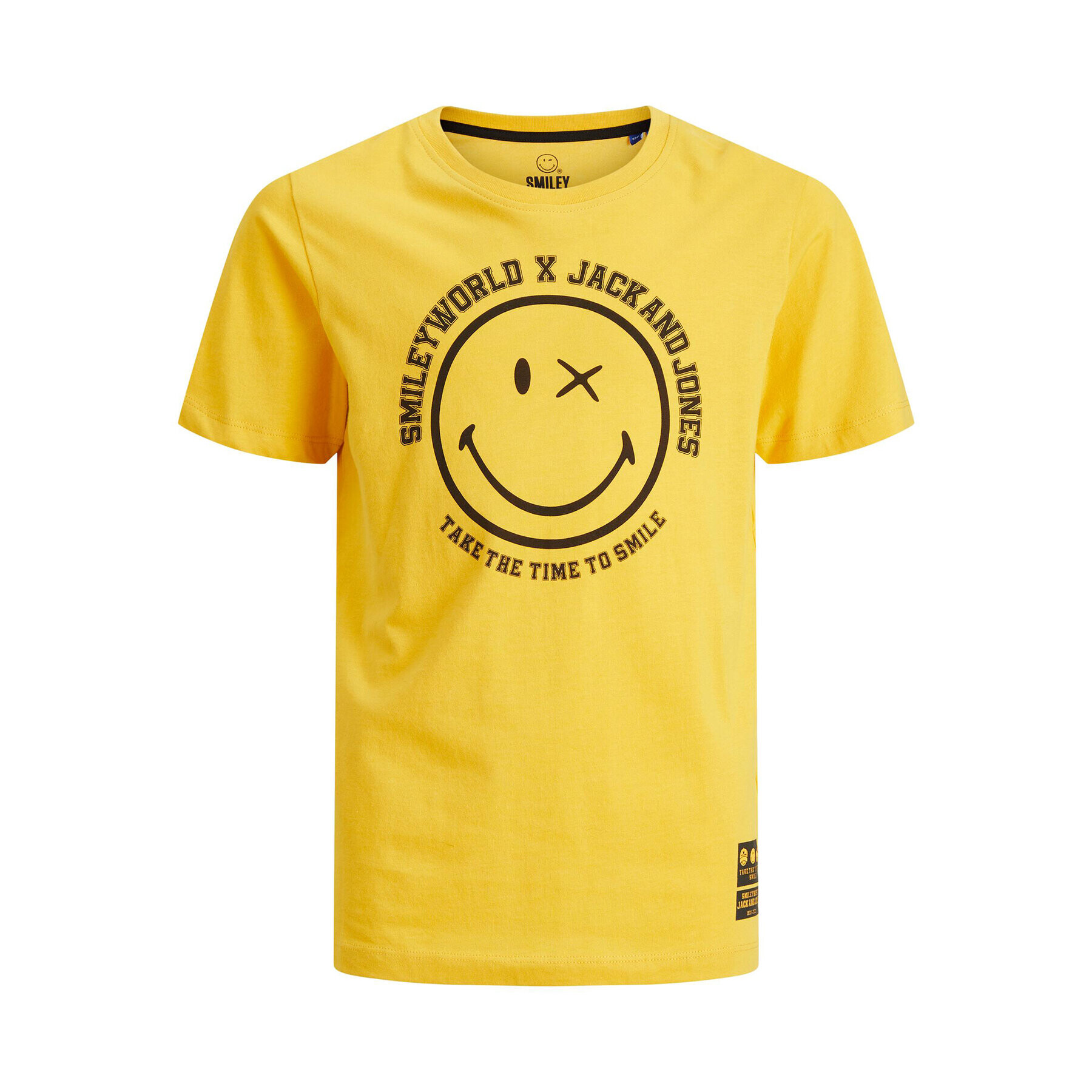 Jack&Jones Junior T-Shirt SMILEY WORLD 12223445 Žlutá Regular Fit - Pepit.cz