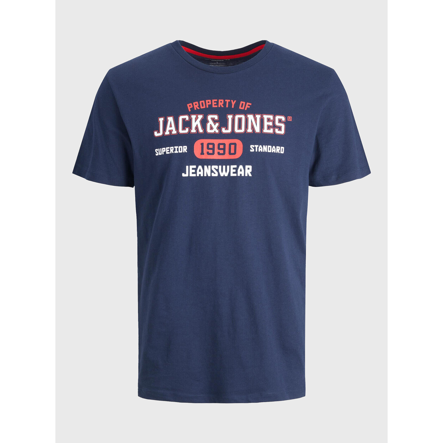 Jack&Jones Junior T-Shirt Stamp 12213314 Tmavomodrá Regular Fit - Pepit.cz