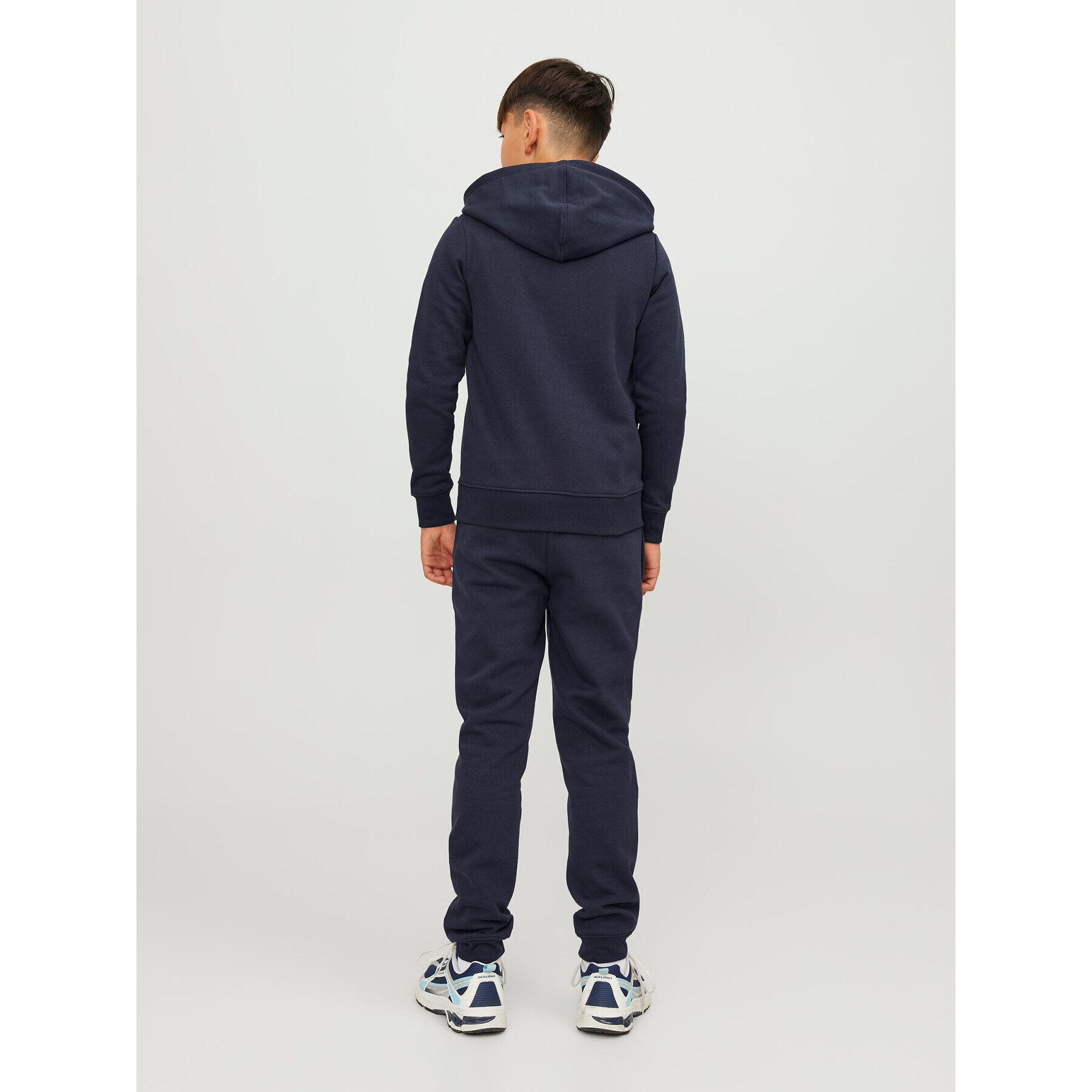 Jack&Jones Junior Teplákové kalhoty 12243083 Tmavomodrá Relaxed Fit - Pepit.cz