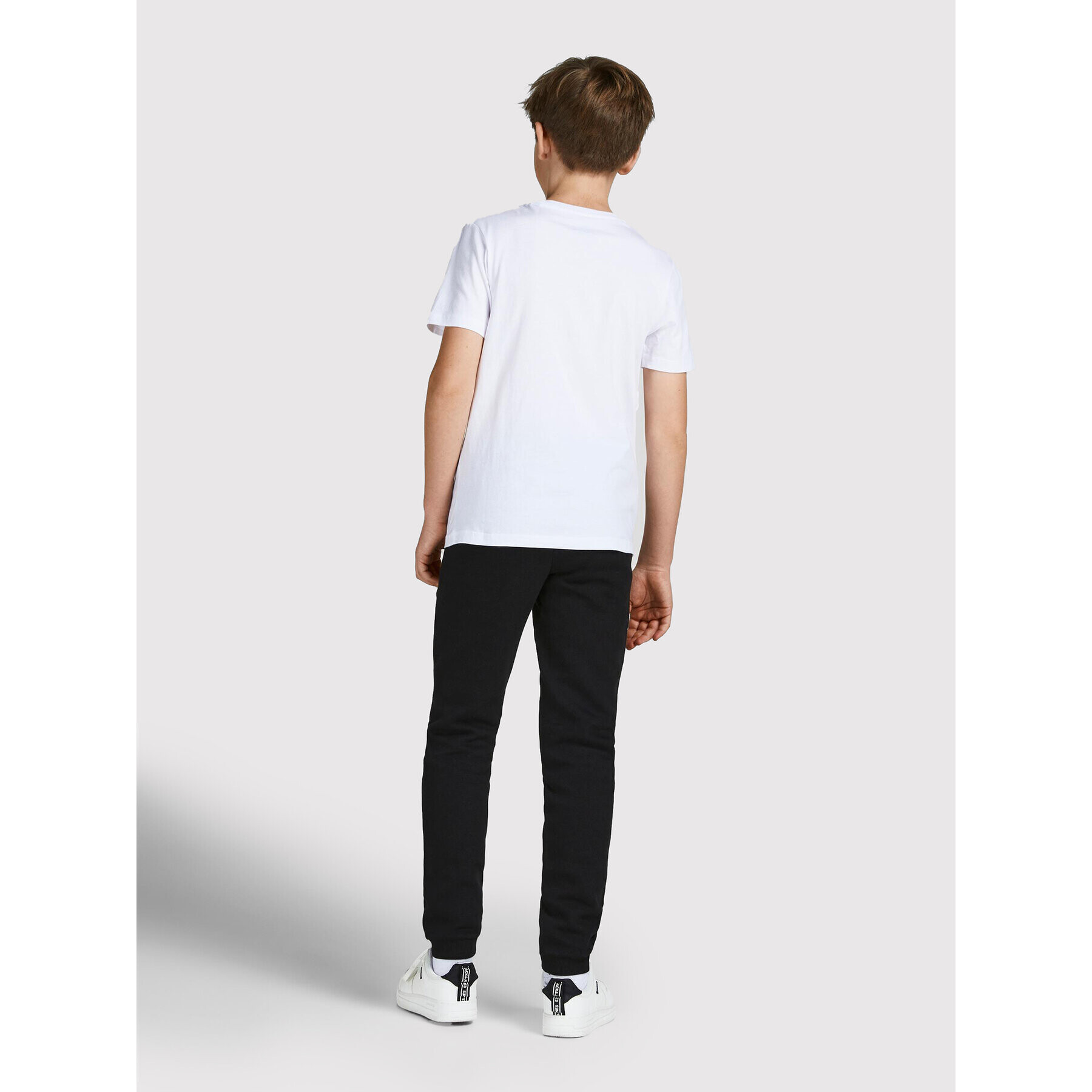 Jack&Jones Junior Teplákové kalhoty Gordon 12179798 Černá Regular Fit - Pepit.cz