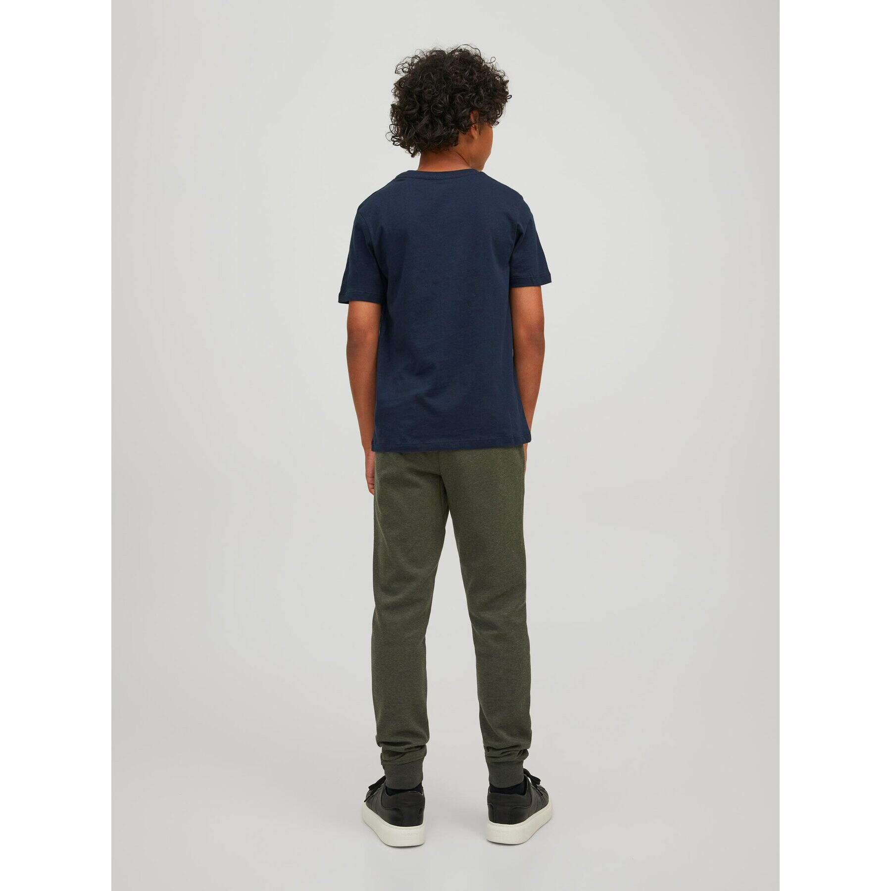 Jack&Jones Junior Teplákové kalhoty Will 12189809 Zelená Regular Fit - Pepit.cz