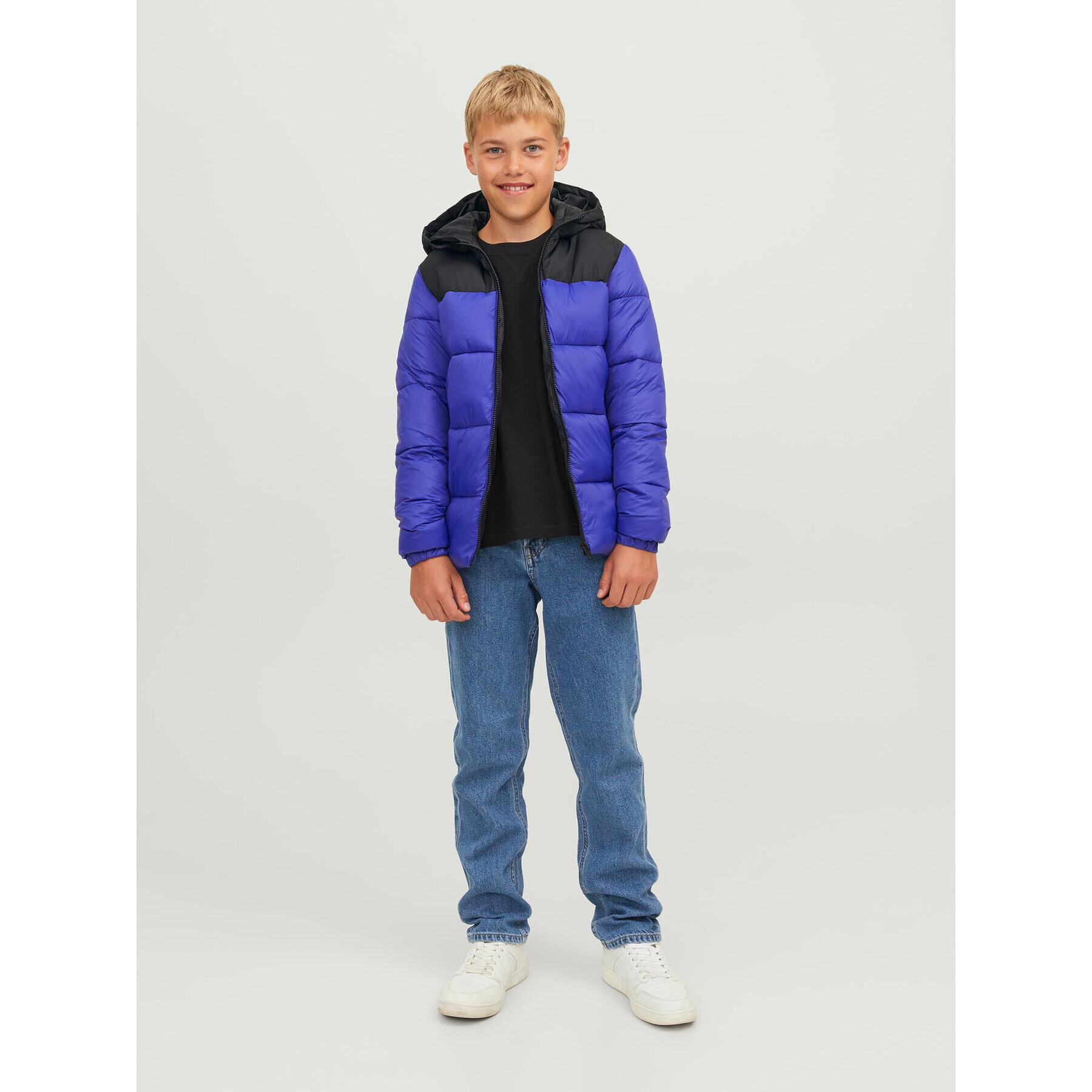 Jack&Jones Junior Vatovaná bunda 12236884 Modrá Regular Fit - Pepit.cz