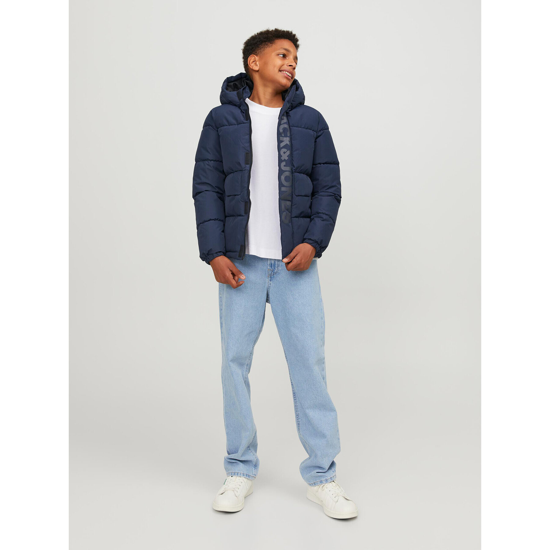 Jack&Jones Junior Vatovaná bunda 12246122 Tmavomodrá Regular Fit - Pepit.cz