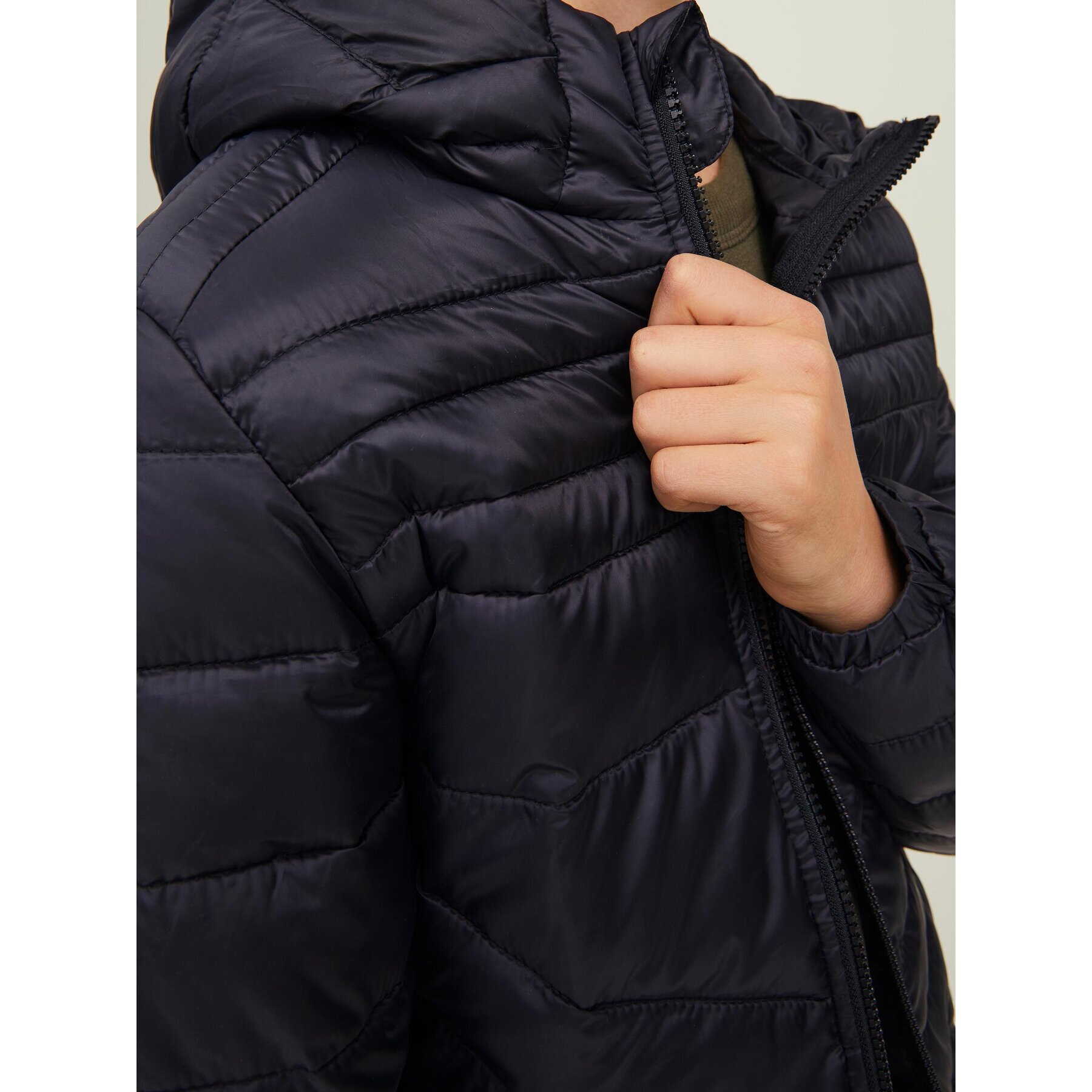 Jack&Jones Junior Vatovaná bunda Hero 12212568 Černá Regular Fit - Pepit.cz