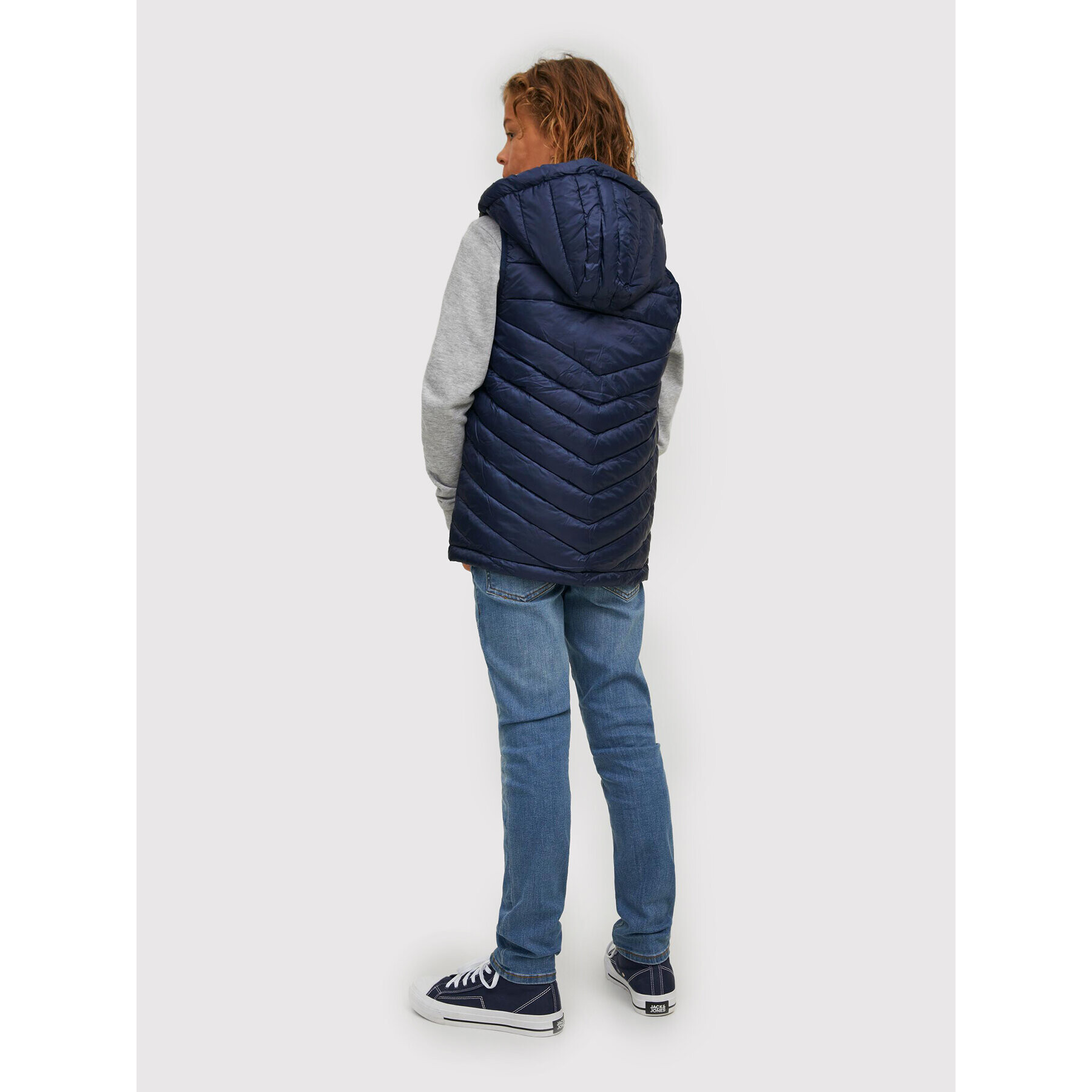 Jack&Jones Junior Vesta Hero 12212854 Tmavomodrá Regular Fit - Pepit.cz