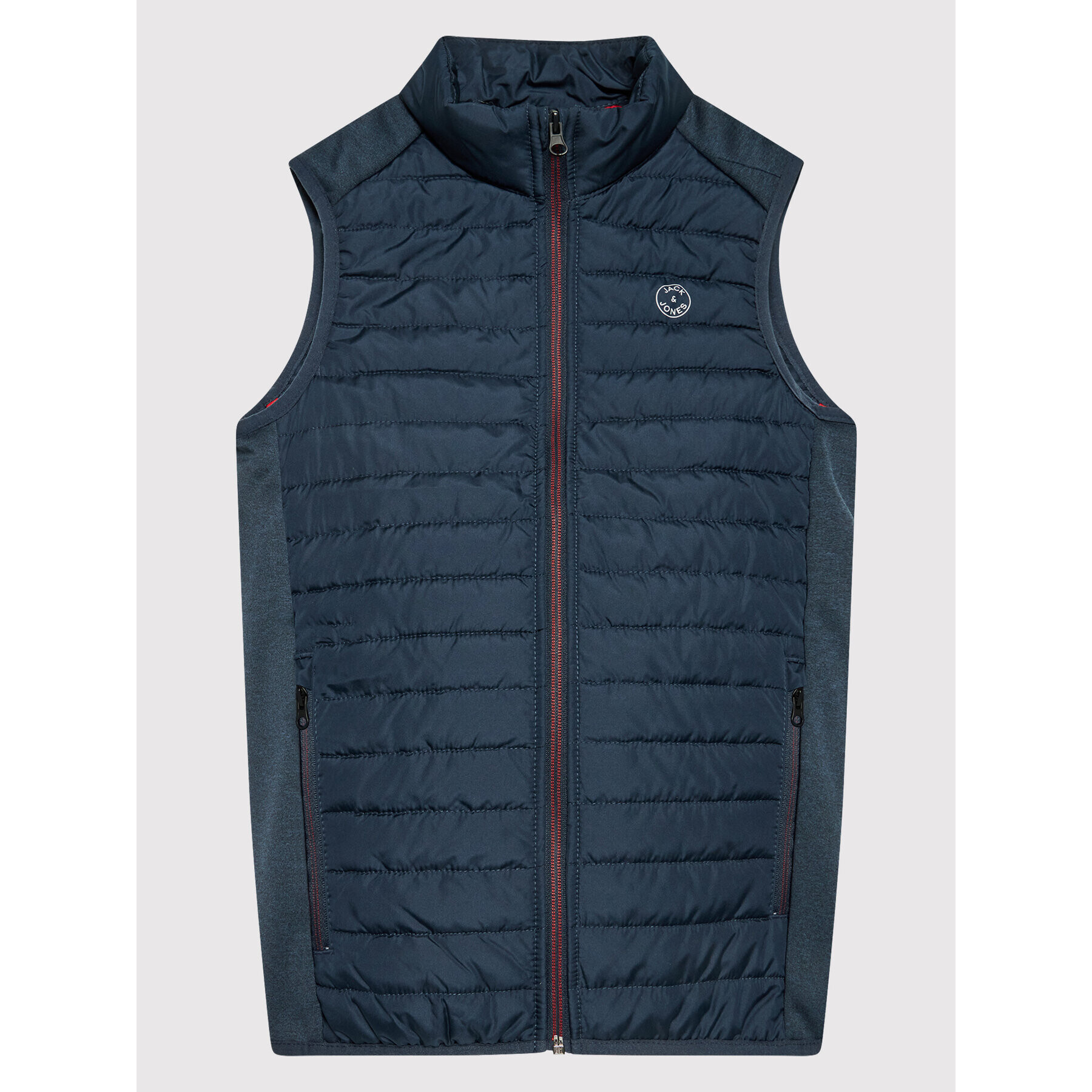 Jack&Jones Junior Vesta Multi 12200792 Tmavomodrá Regular Fit - Pepit.cz