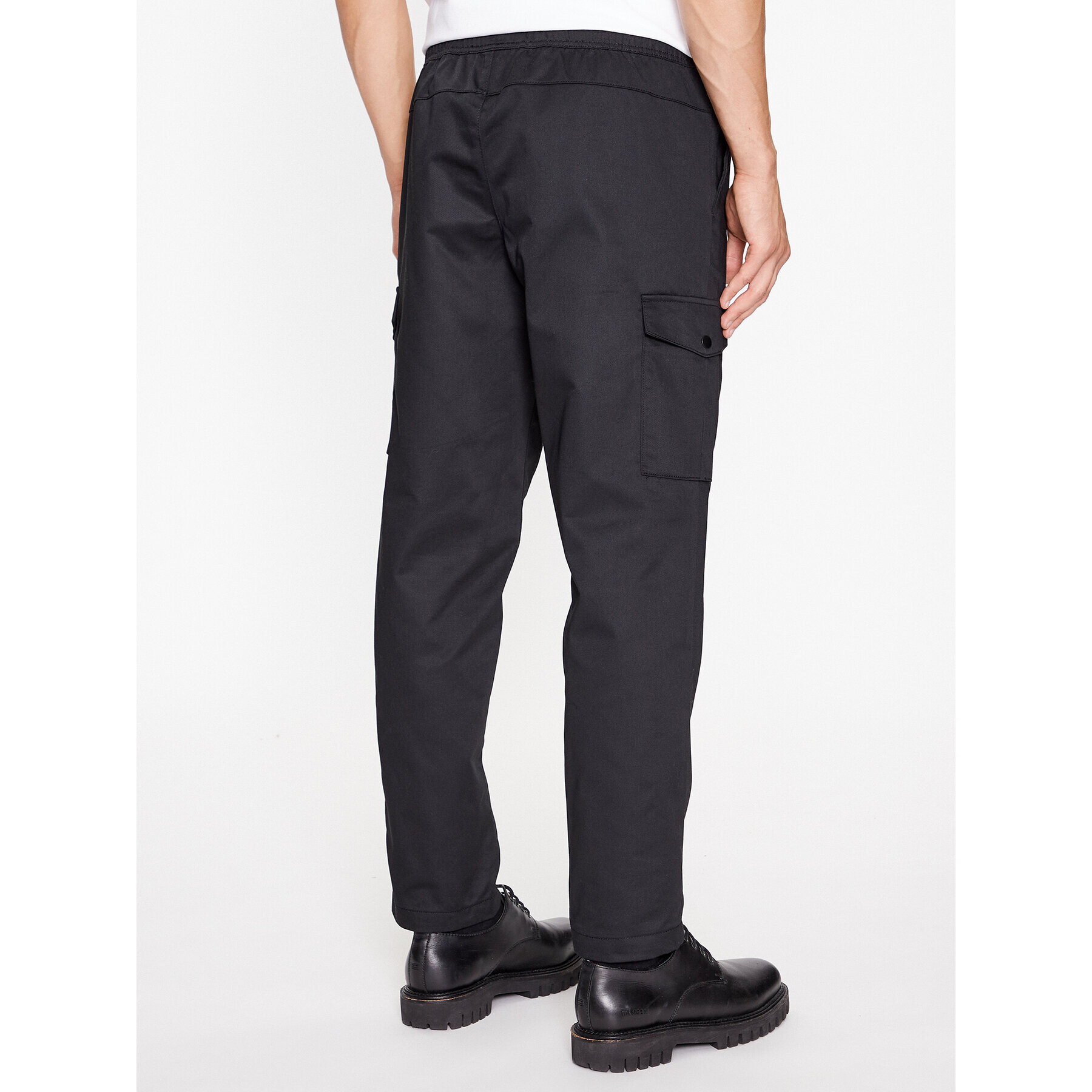 Jack&Jones Kalhoty z materiálu 12237534 Černá Wide Leg - Pepit.cz