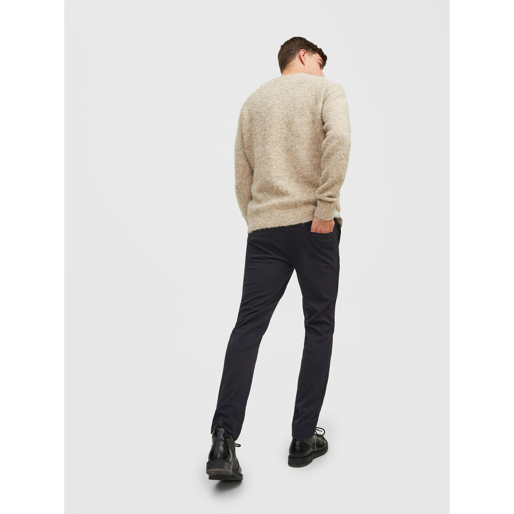 Jack&Jones Kalhoty z materiálu Will Xavier 12216823 Černá Slim Fit - Pepit.cz