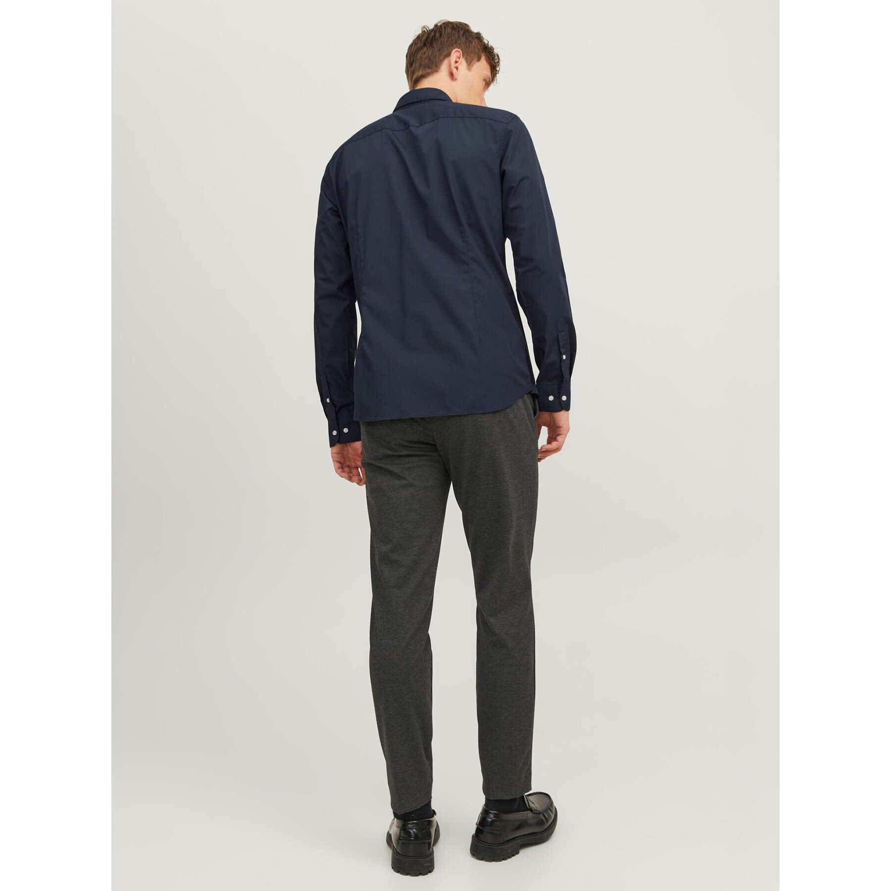 Jack&Jones Košile 12187222 Tmavomodrá Slim Fit - Pepit.cz