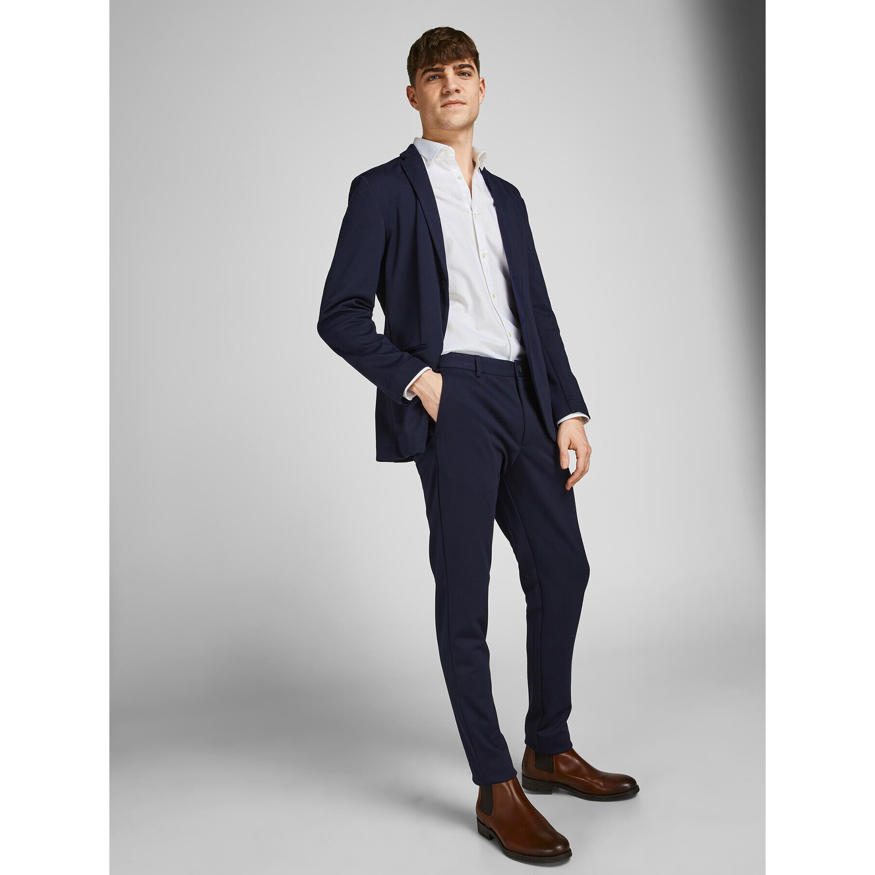 Jack&Jones Košile 12201905 Bílá Slim Fit - Pepit.cz