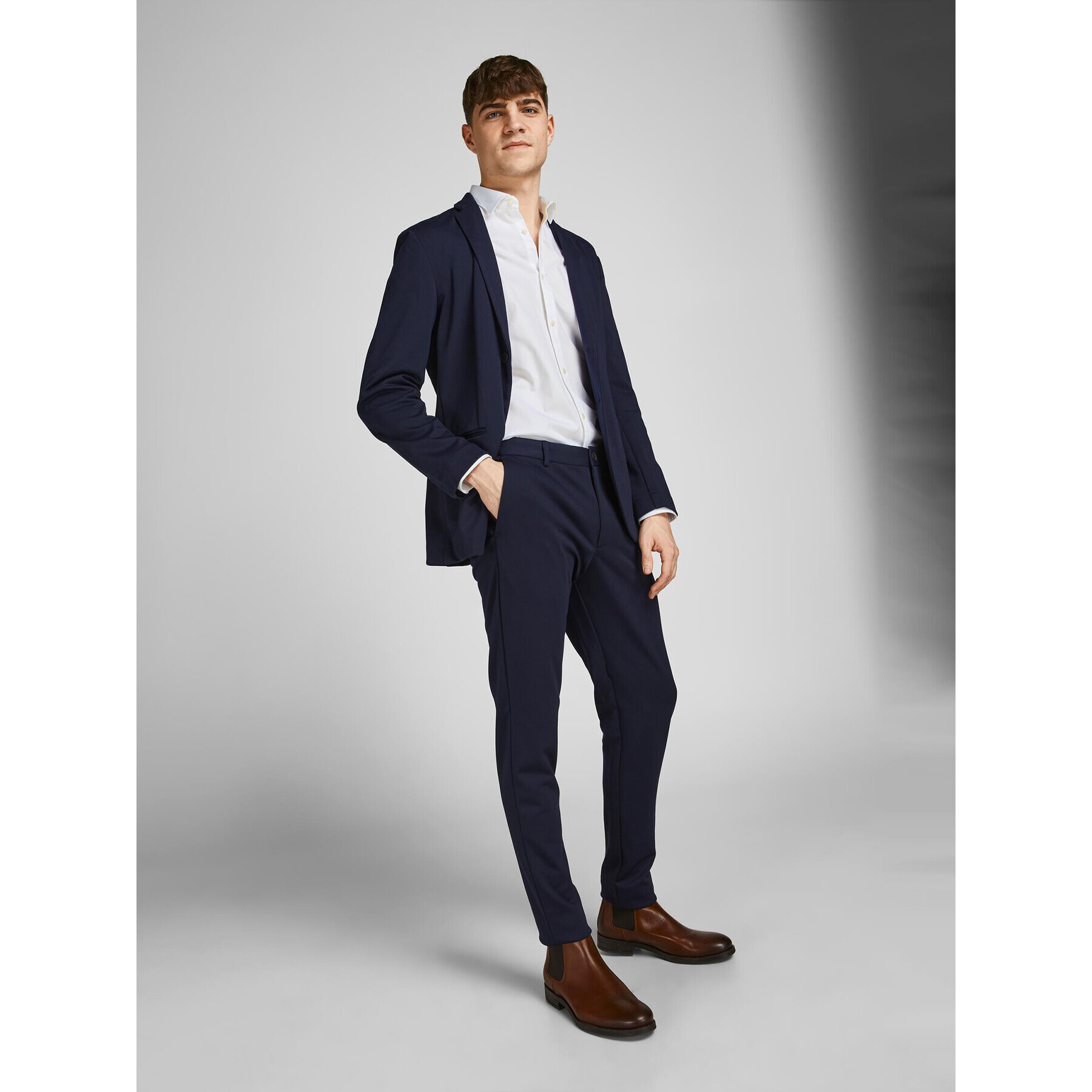 Jack&Jones Košile 12201905 Bílá Slim Fit - Pepit.cz