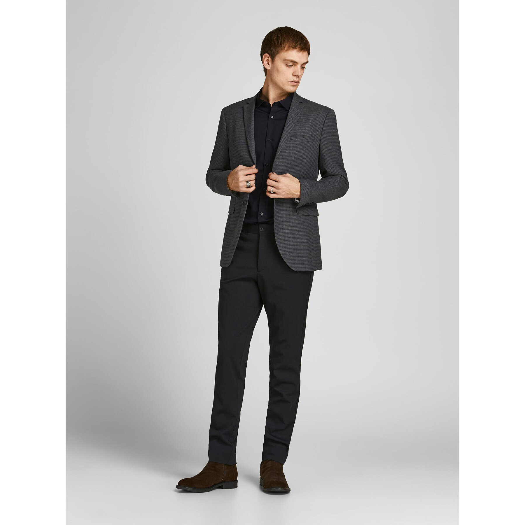 Jack&Jones Košile 12201905 Černá Slim Fit - Pepit.cz