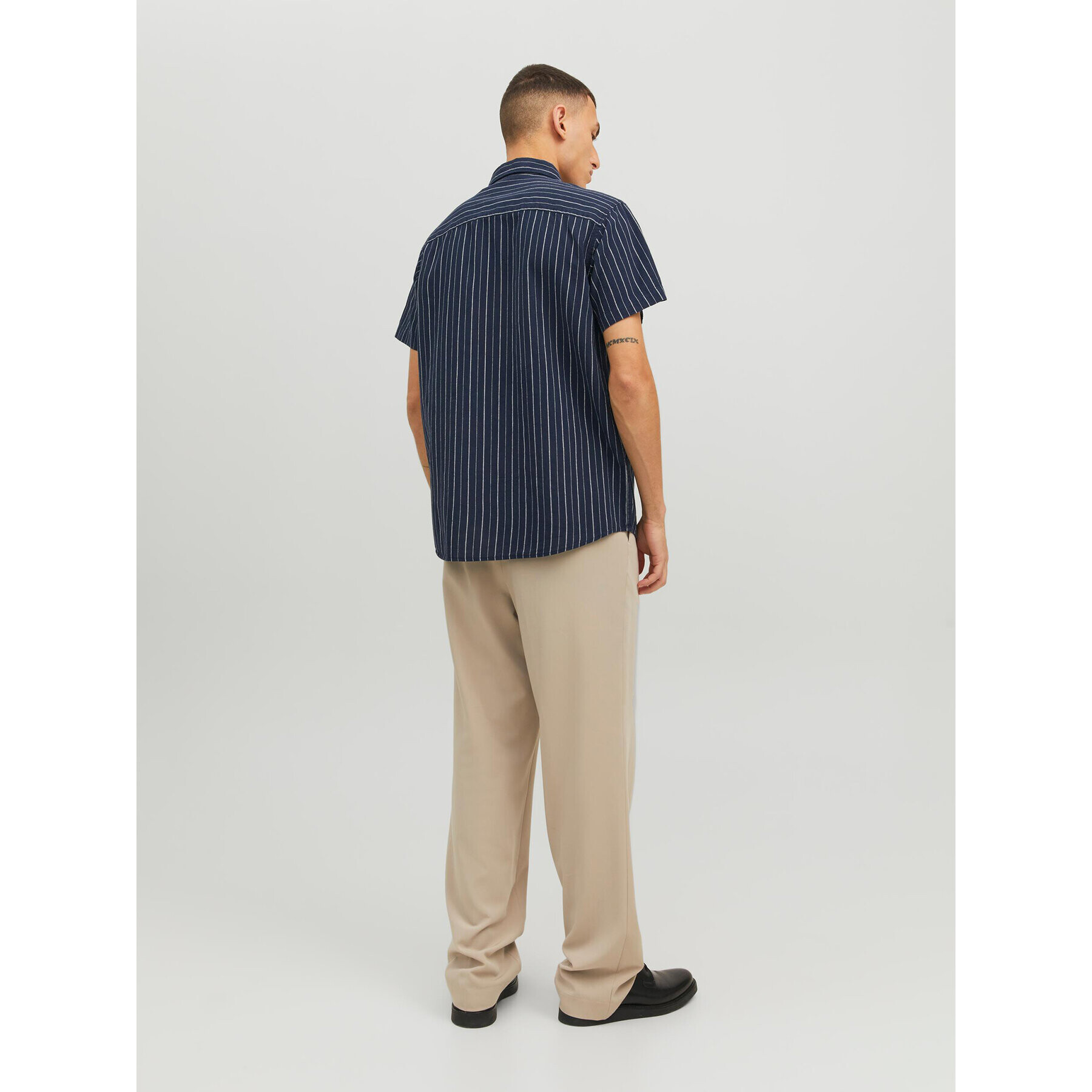 Jack&Jones Košile Tulum 12234699 Tmavomodrá Relaxed Fit - Pepit.cz