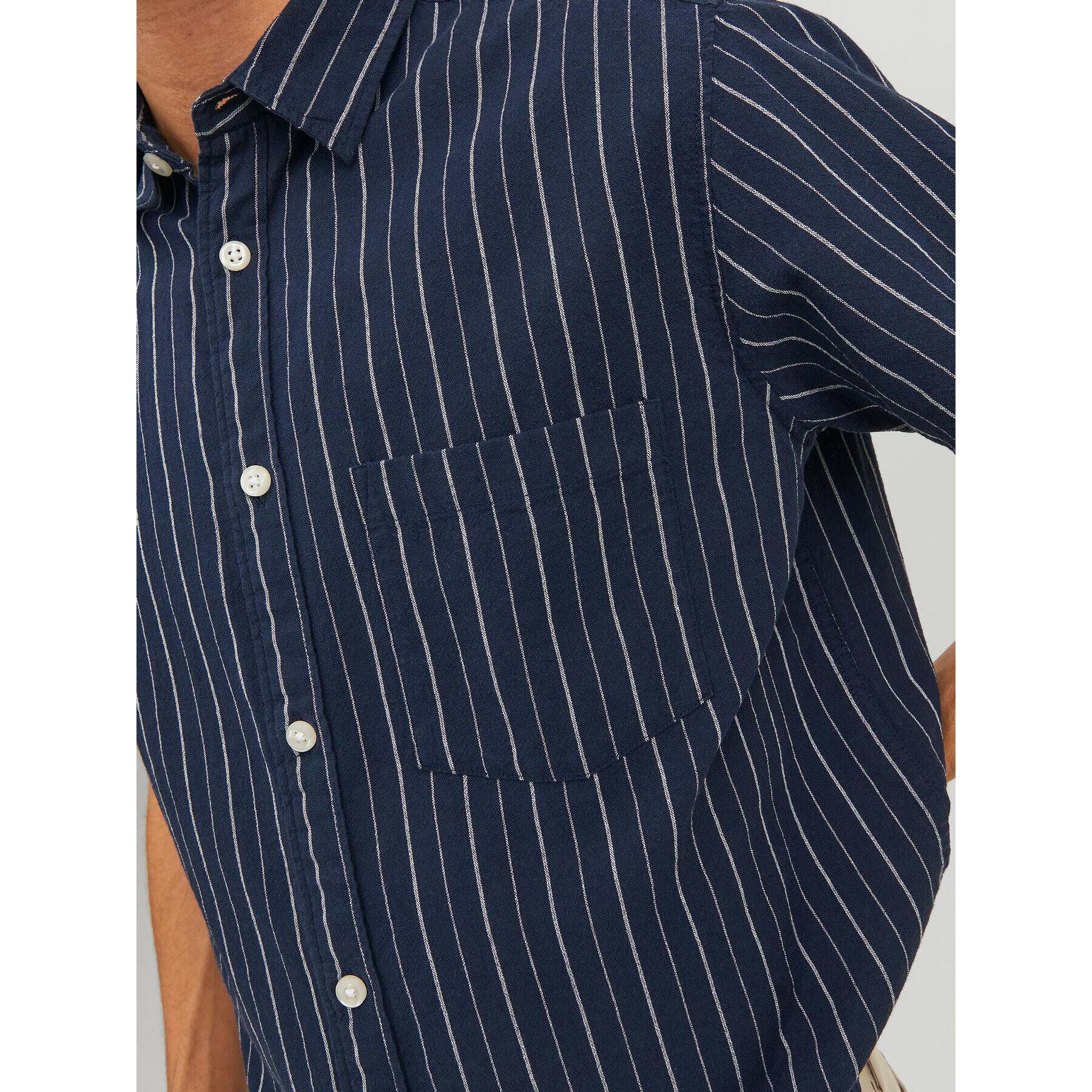 Jack&Jones Košile Tulum 12234699 Tmavomodrá Relaxed Fit - Pepit.cz